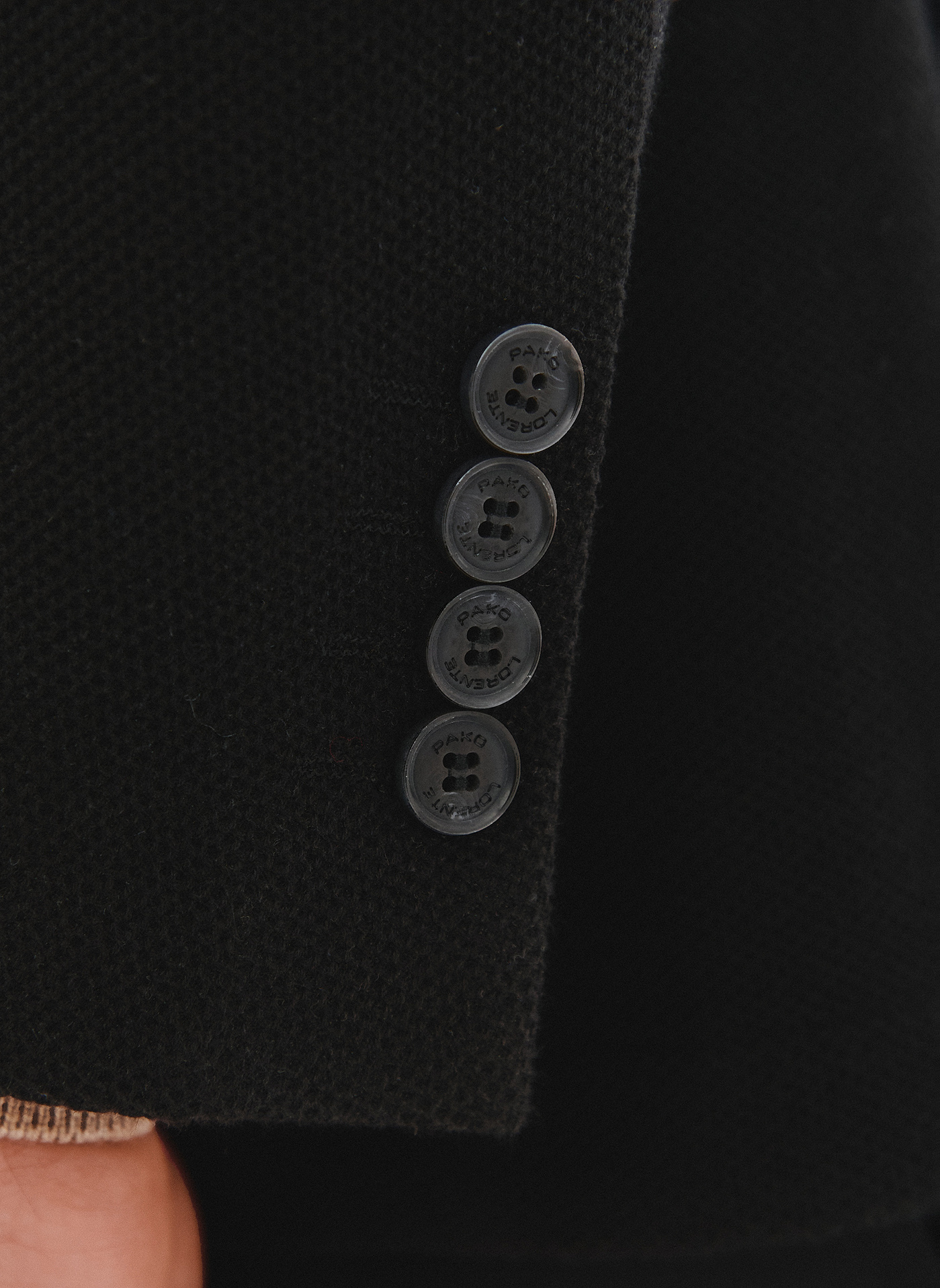 PAKO LORENTE - Czarna marynarka z dzianiny - Pako Lorente