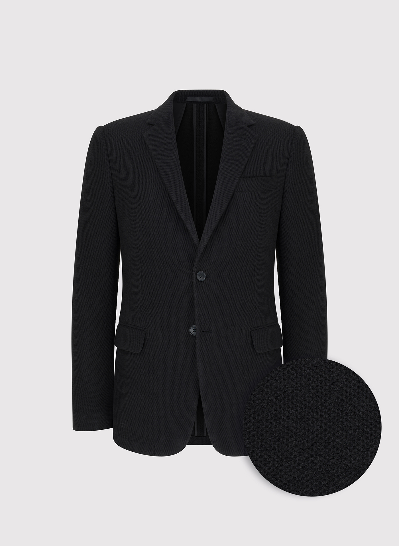 PAKO LORENTE - Czarna marynarka z dzianiny - Pako Lorente