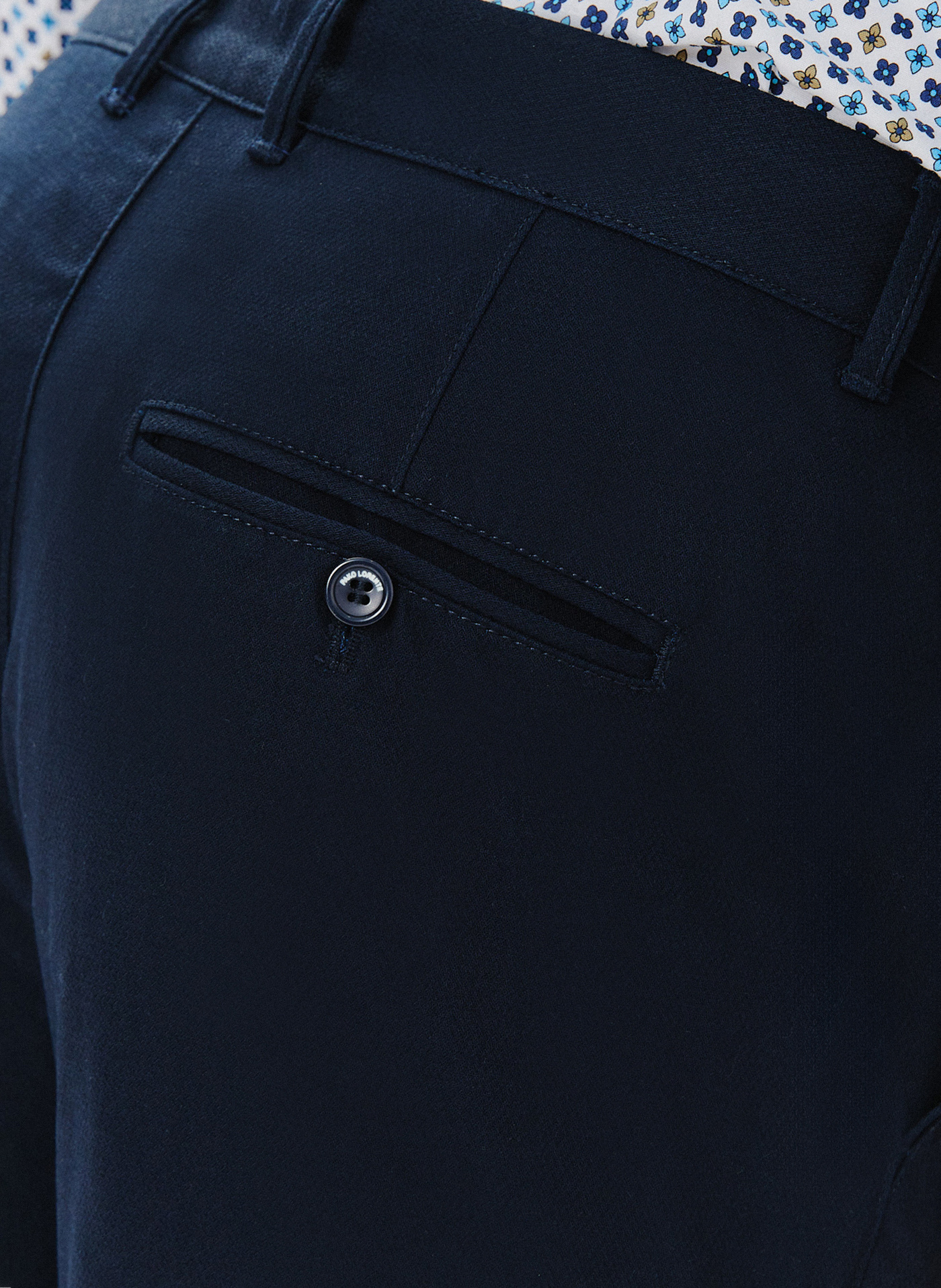 Granatowe spodnie męskie - Pako Lorente