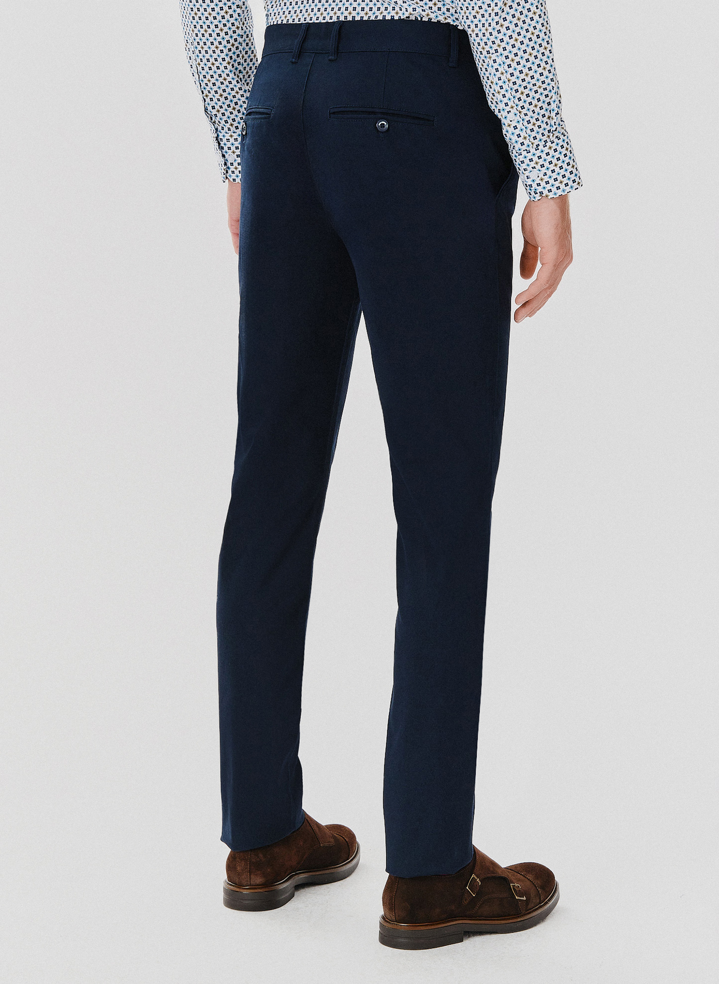 Granatowe spodnie męskie - Pako Lorente