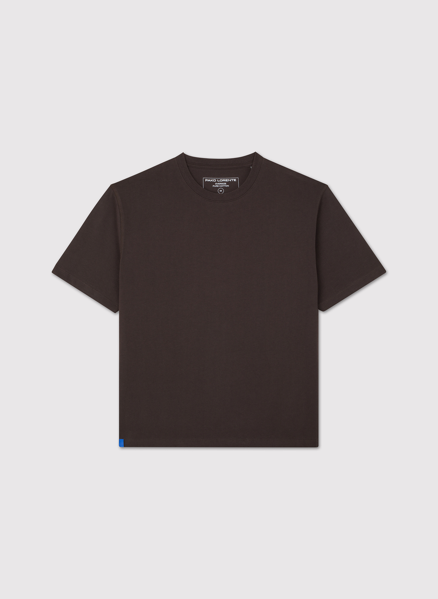 PAKO LORENTE - Brązowy t-shirt oversize - Pako Lorente