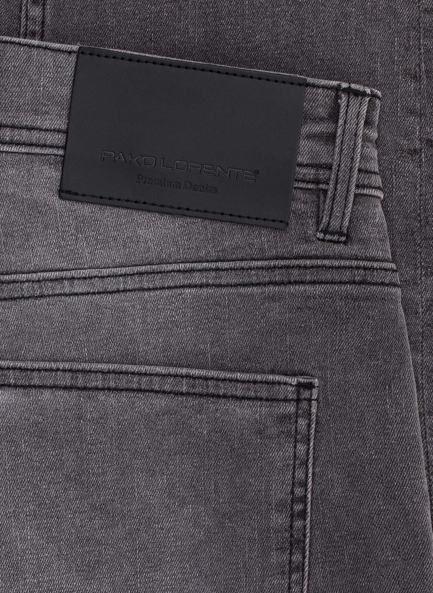 PAKO LORENTE - Szare jeansowe spodnie męskie - Pako Lorente