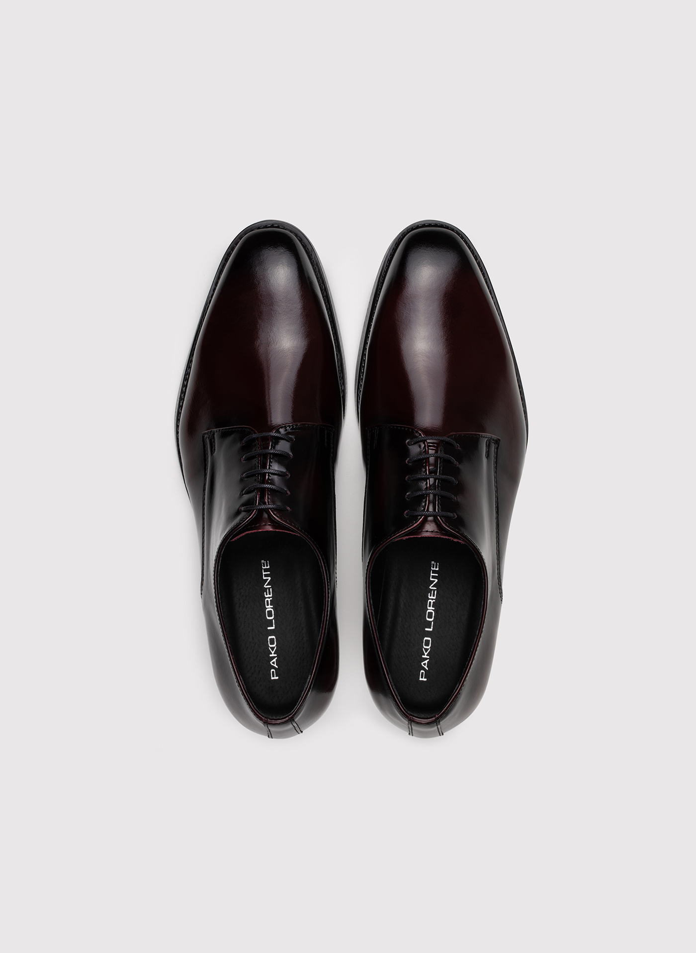Eleganckie obuwie męskie w kolorze bordowym - Pako Lorente