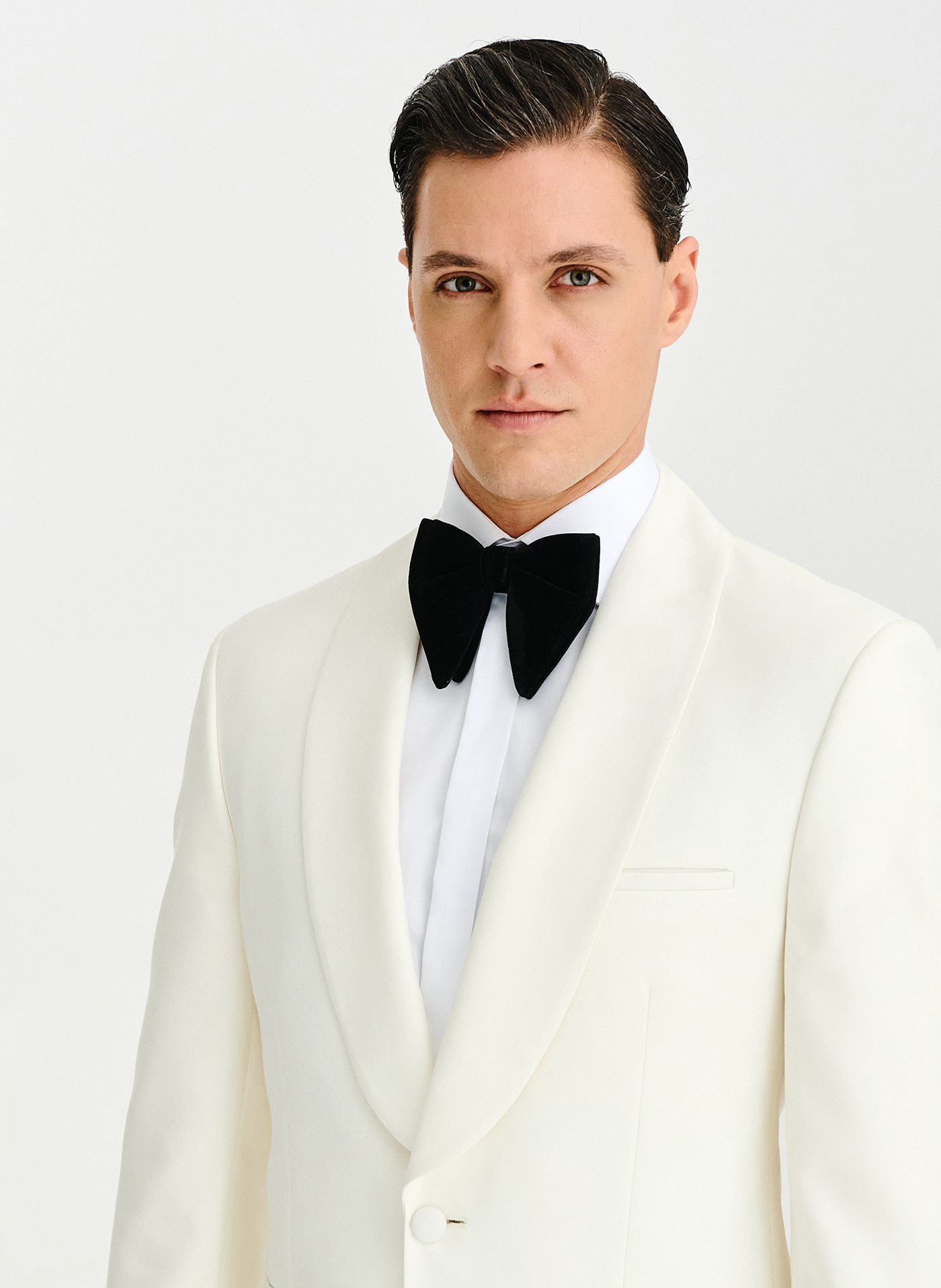 Marynarka smokingowa w jasnym beżowym kolorze - Pako Lorente