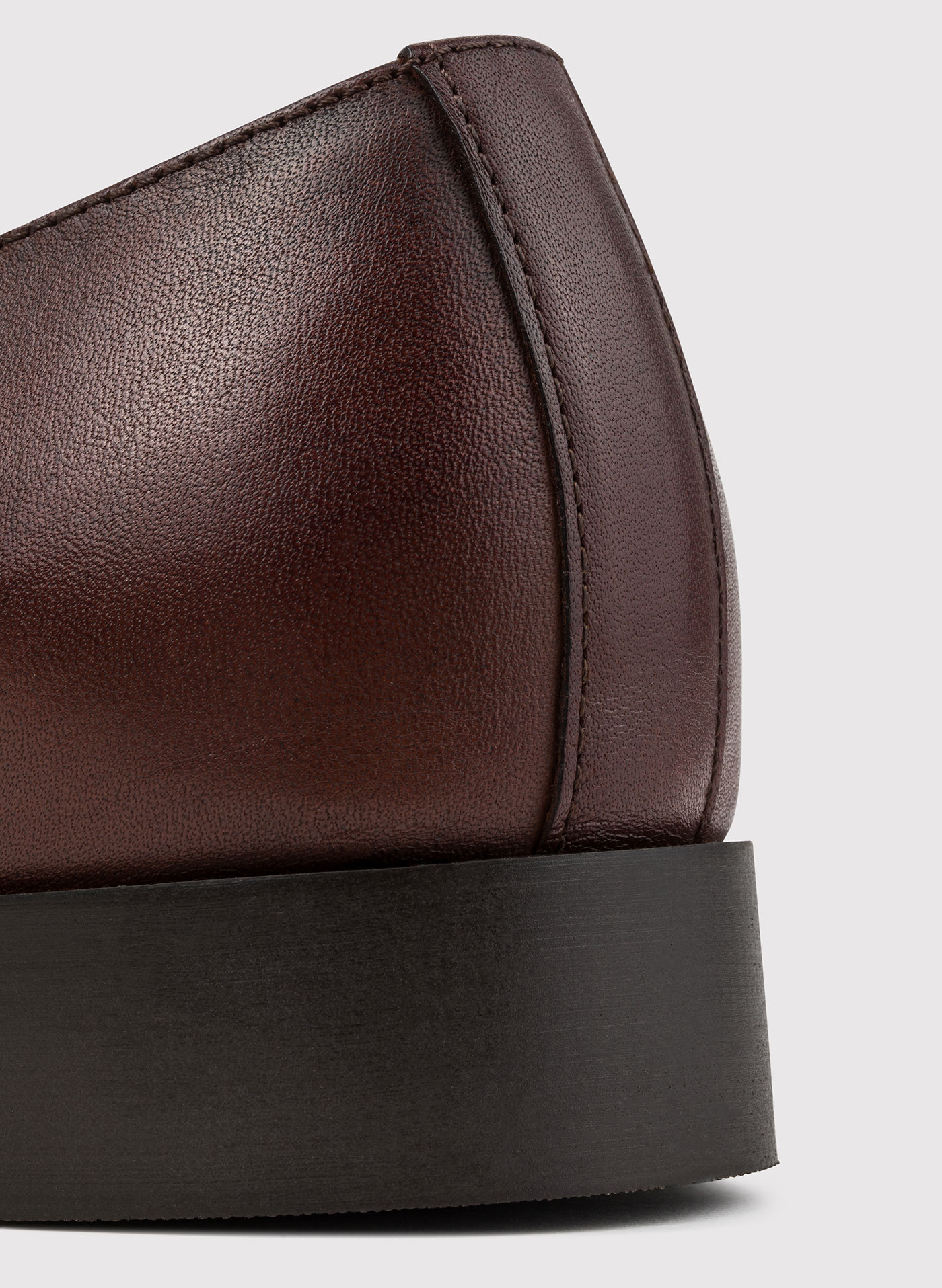 Brązowe półbuty męskie - Pako Lorente