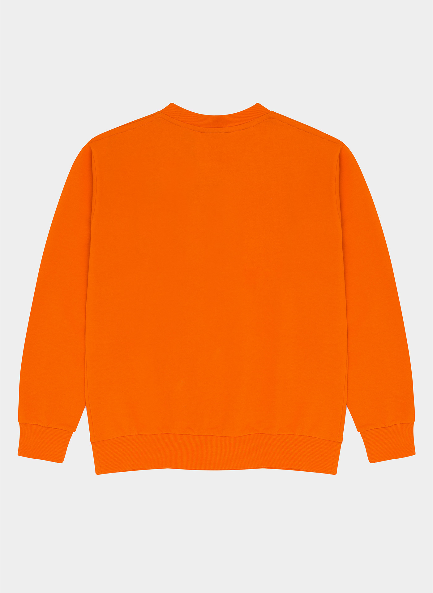 Pomarańczowa bluza oversize z okrągłym dekoltem C22SF-2B-001-P-0 - Pako Lorente