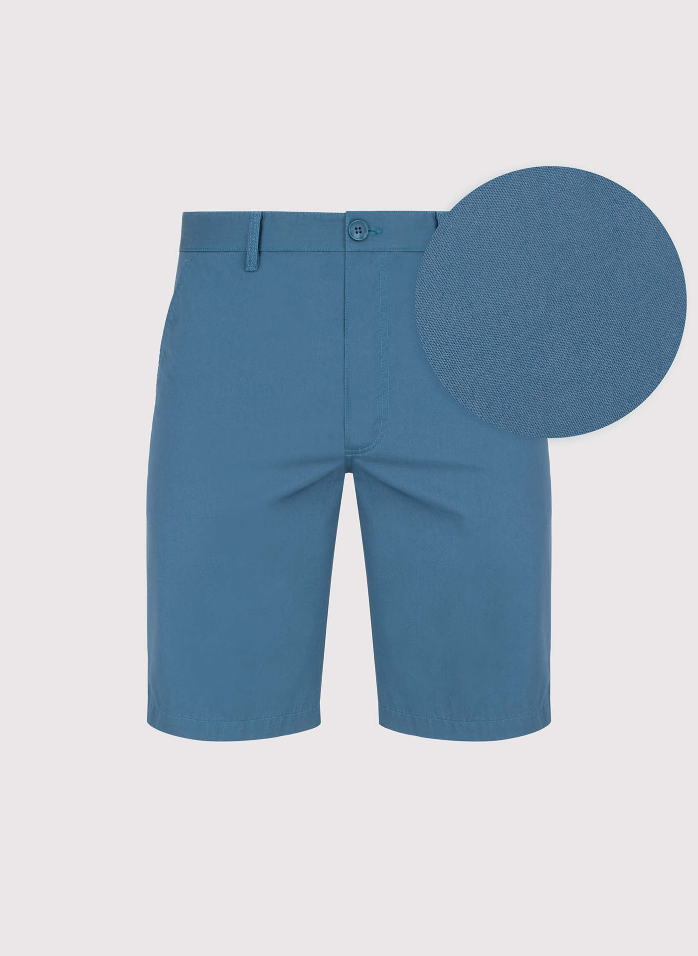 PAKO LORENTE - Bawełniane niebieskie szorty męskie - Pako Lorente