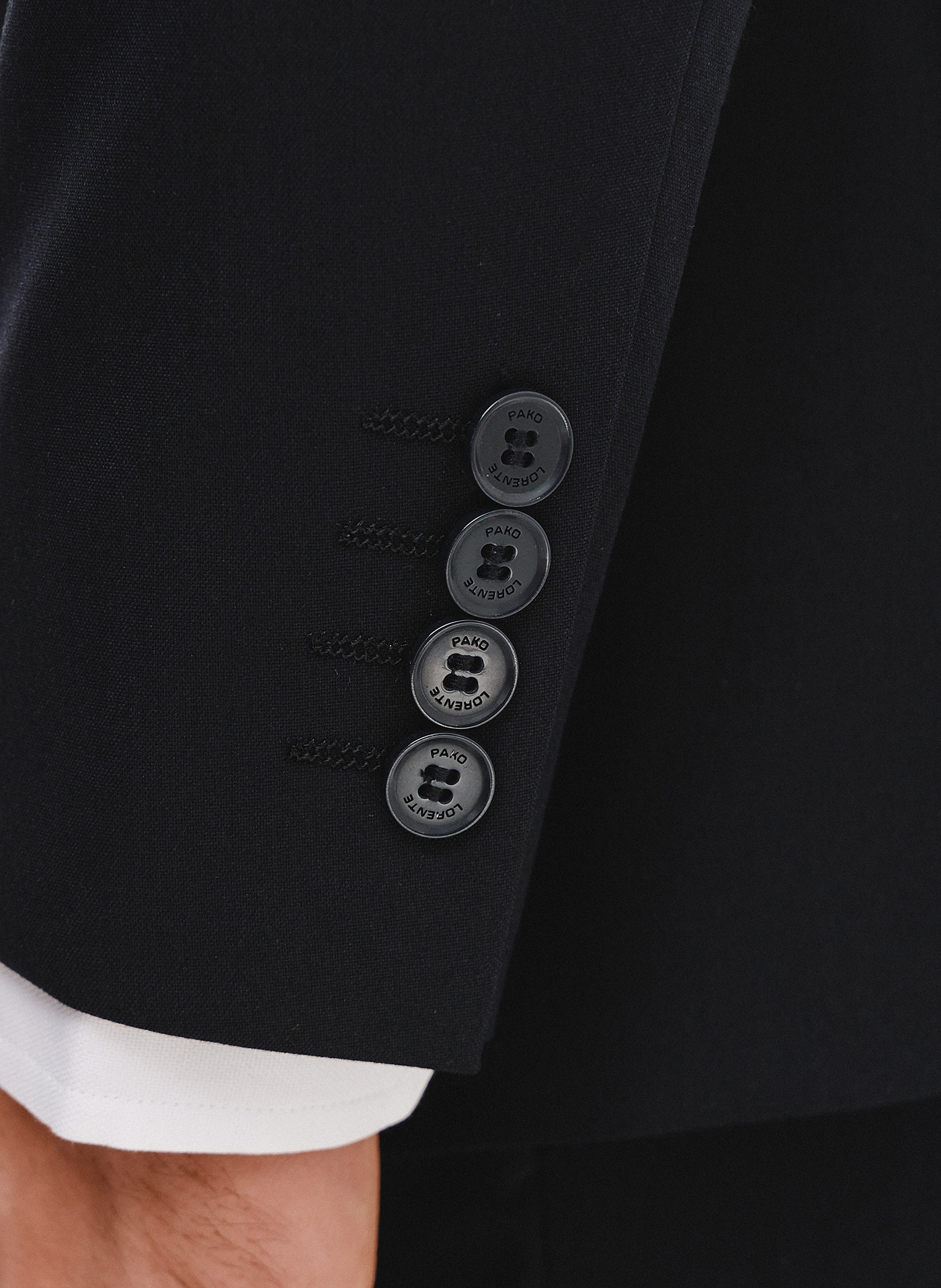 Granatowa marynarka garniturowa - Pako Lorente