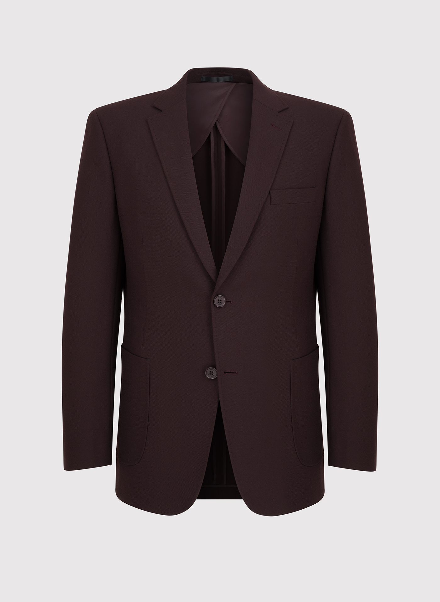 Burgundowa casualowa marynarka męska - Pako Lorente