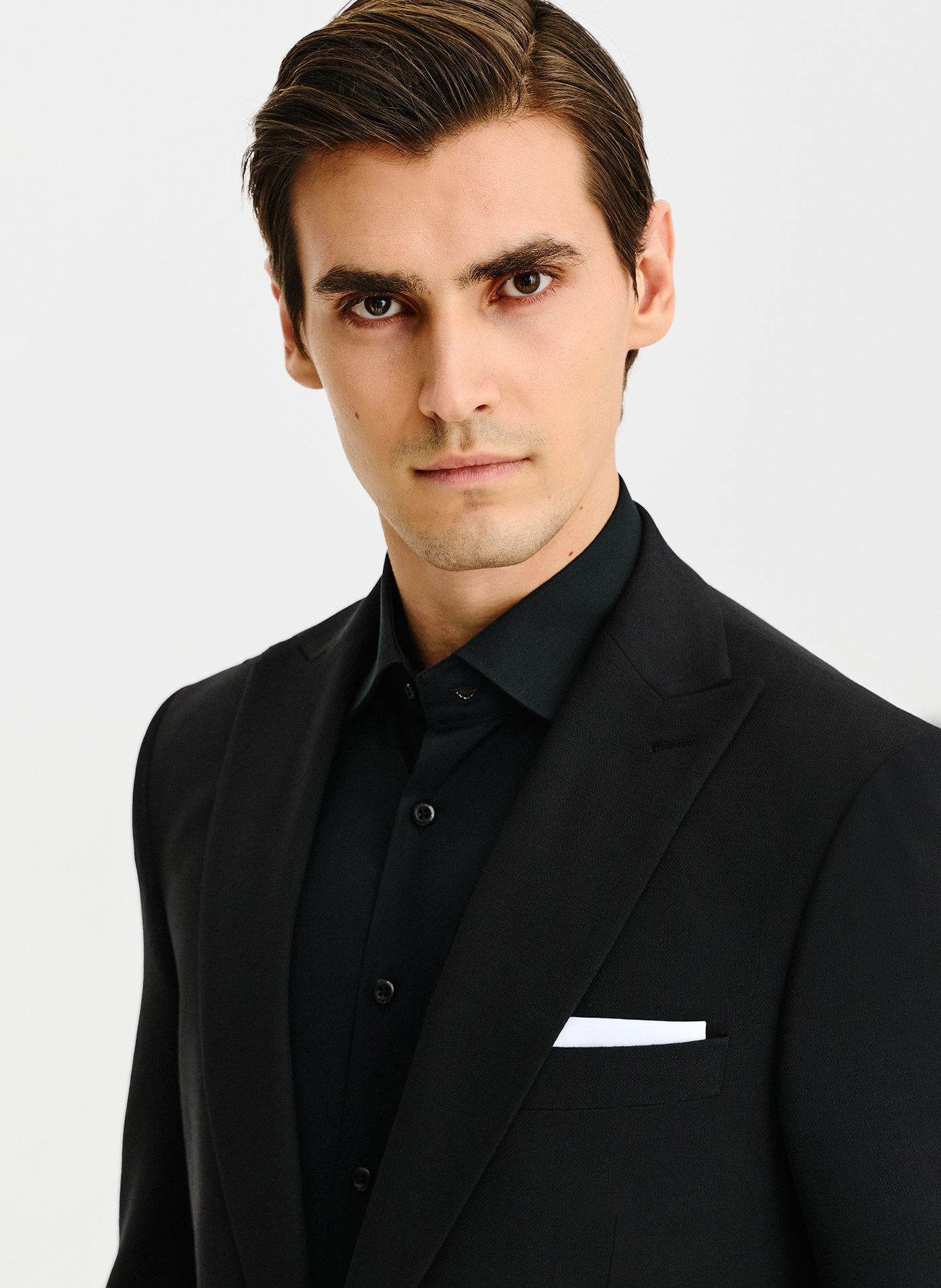 Czarna marynarka garniturowa - Pako Lorente