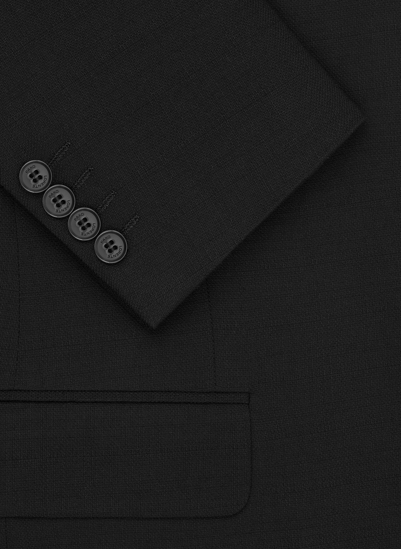Czarna marynarka garniturowa - Pako Lorente