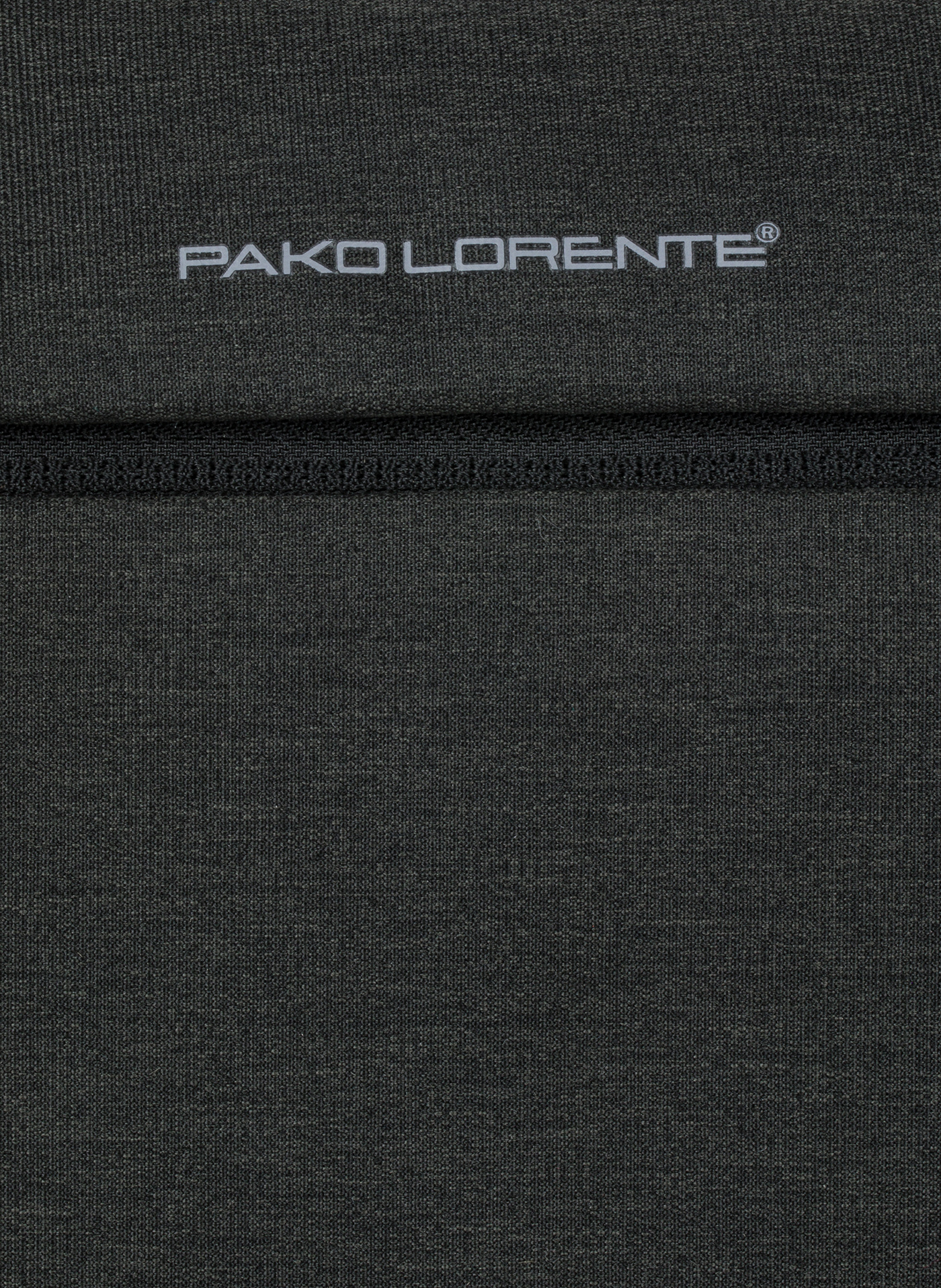 Czarna aktówka męska z tkaniny - Pako Lorente