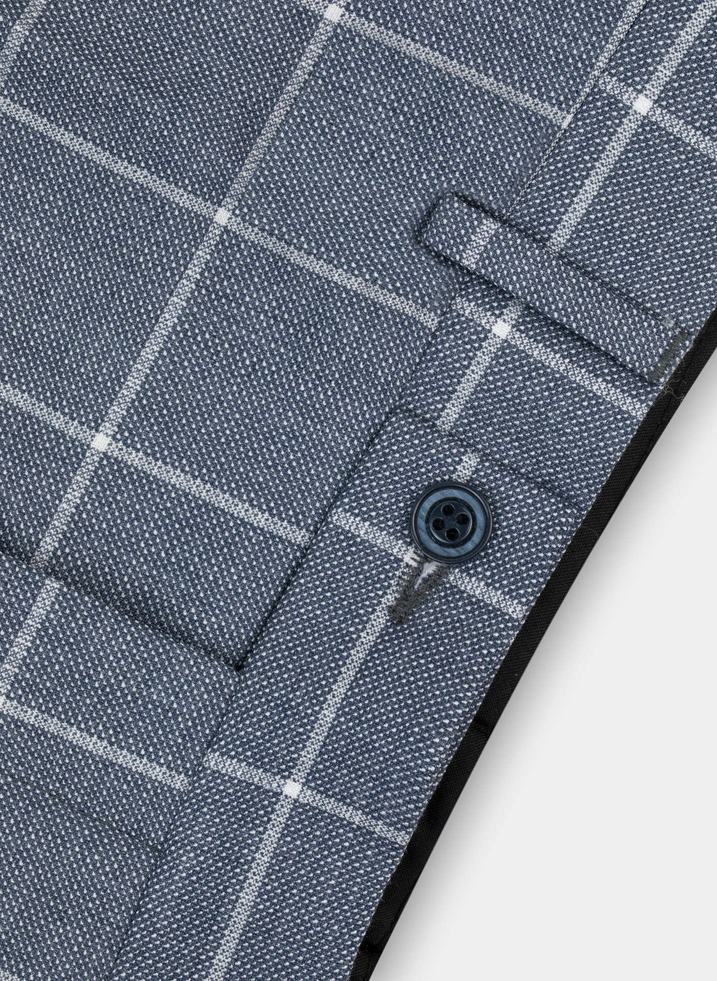 Niebieskie spodnie garniturowe P22SF-6G-012-N-S - Pako Lorente