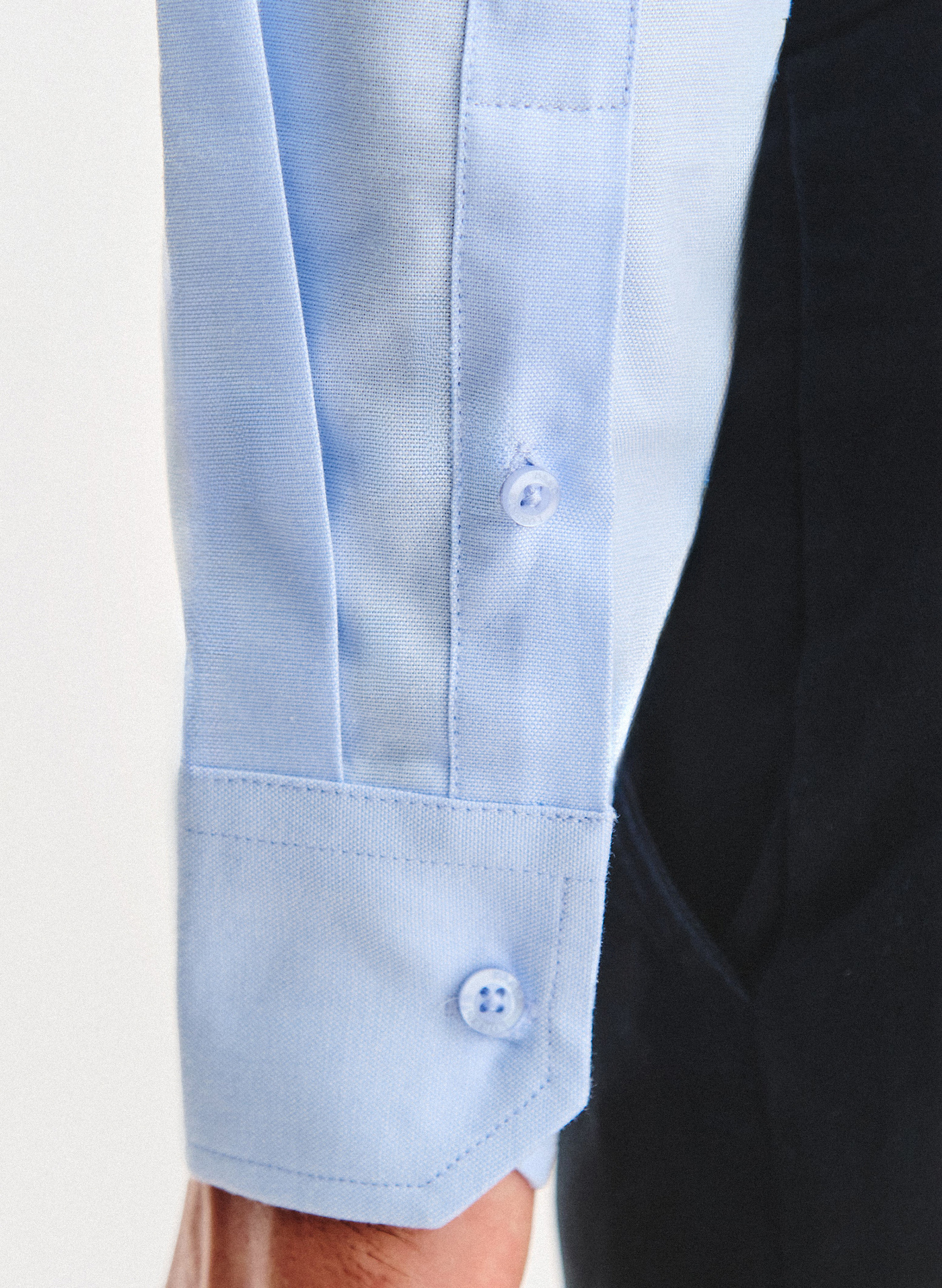 PAKO LORENTE - Niebieska bawełniana koszula - Pako Lorente