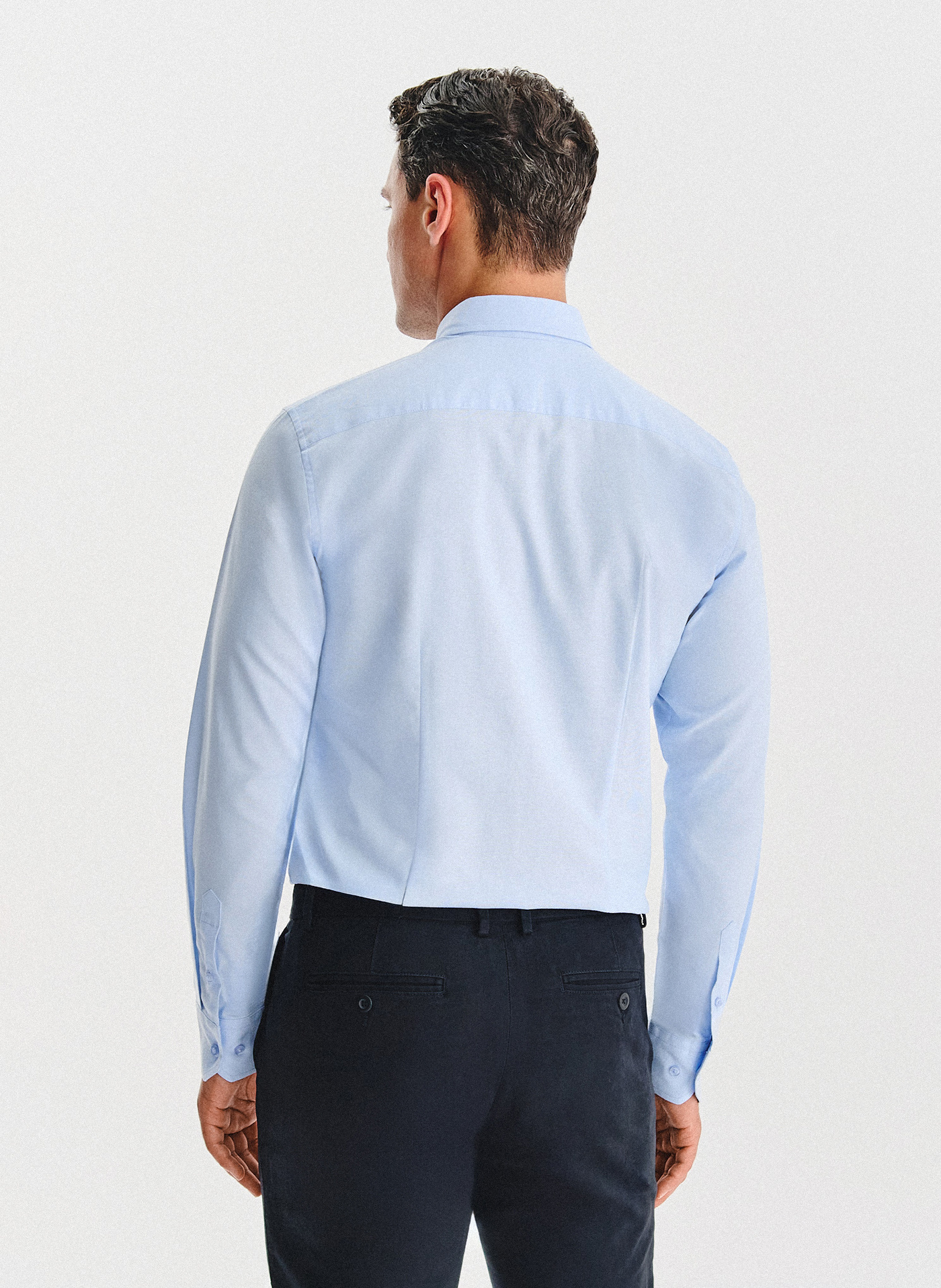 PAKO LORENTE - Niebieska bawełniana koszula - Pako Lorente