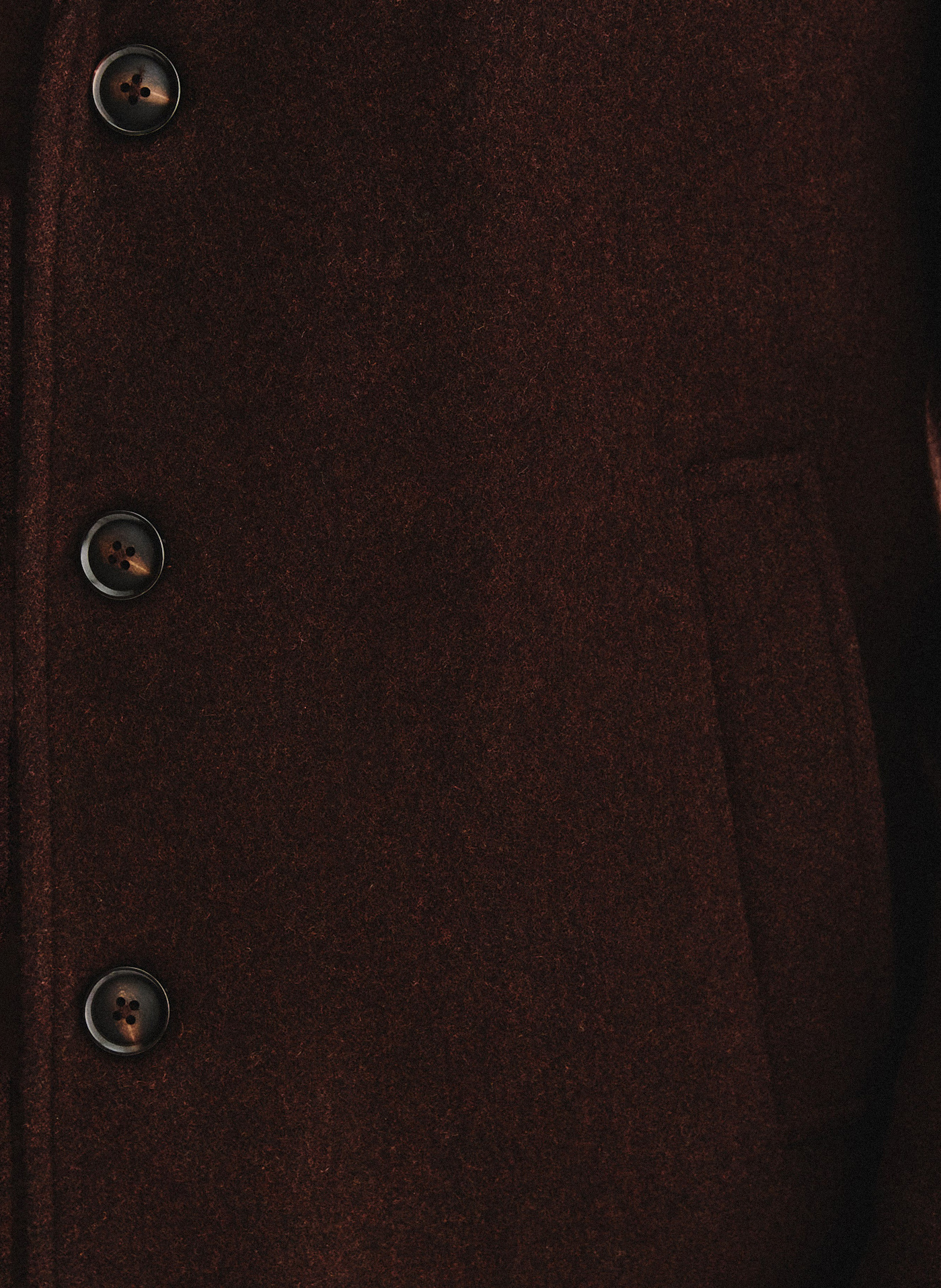 PAKO LORENTE - Brązowy płaszcz męski z odpinanym kołnierzem - Pako Lorente