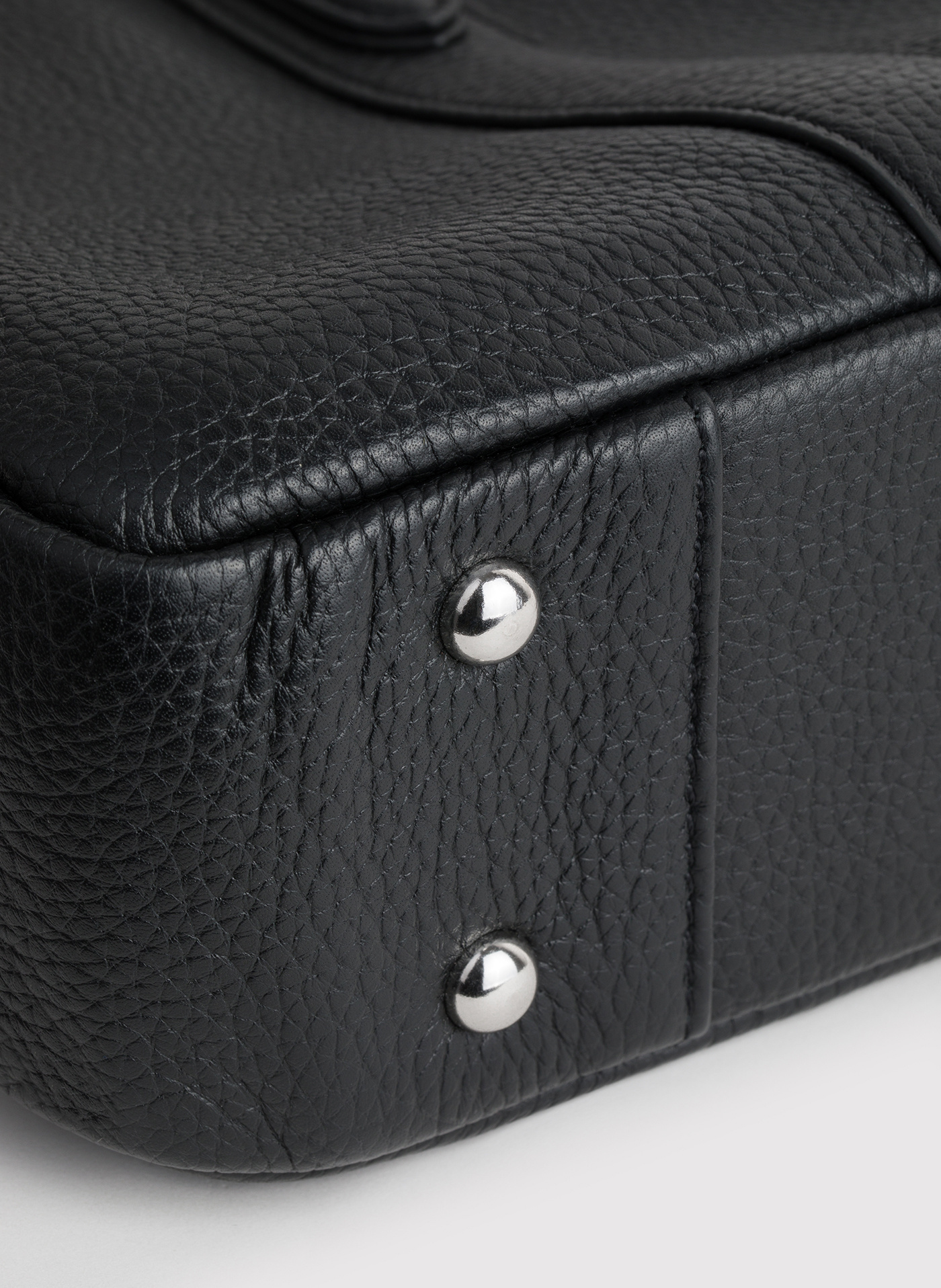 Skórzana czarna aktówka męska - Pako Lorente