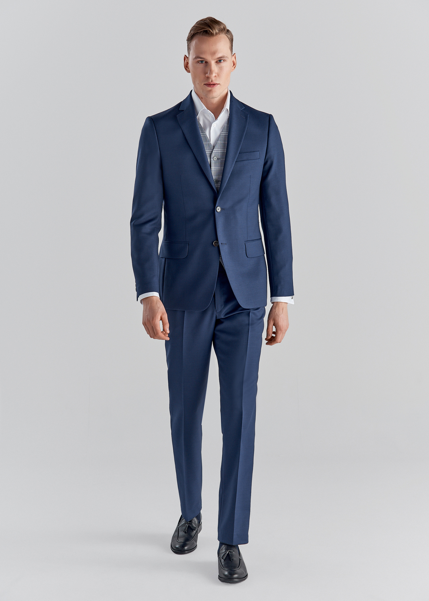 Spodnie męskie garniturowe MERALD P00WB-6G-314-N - Pako Lorente