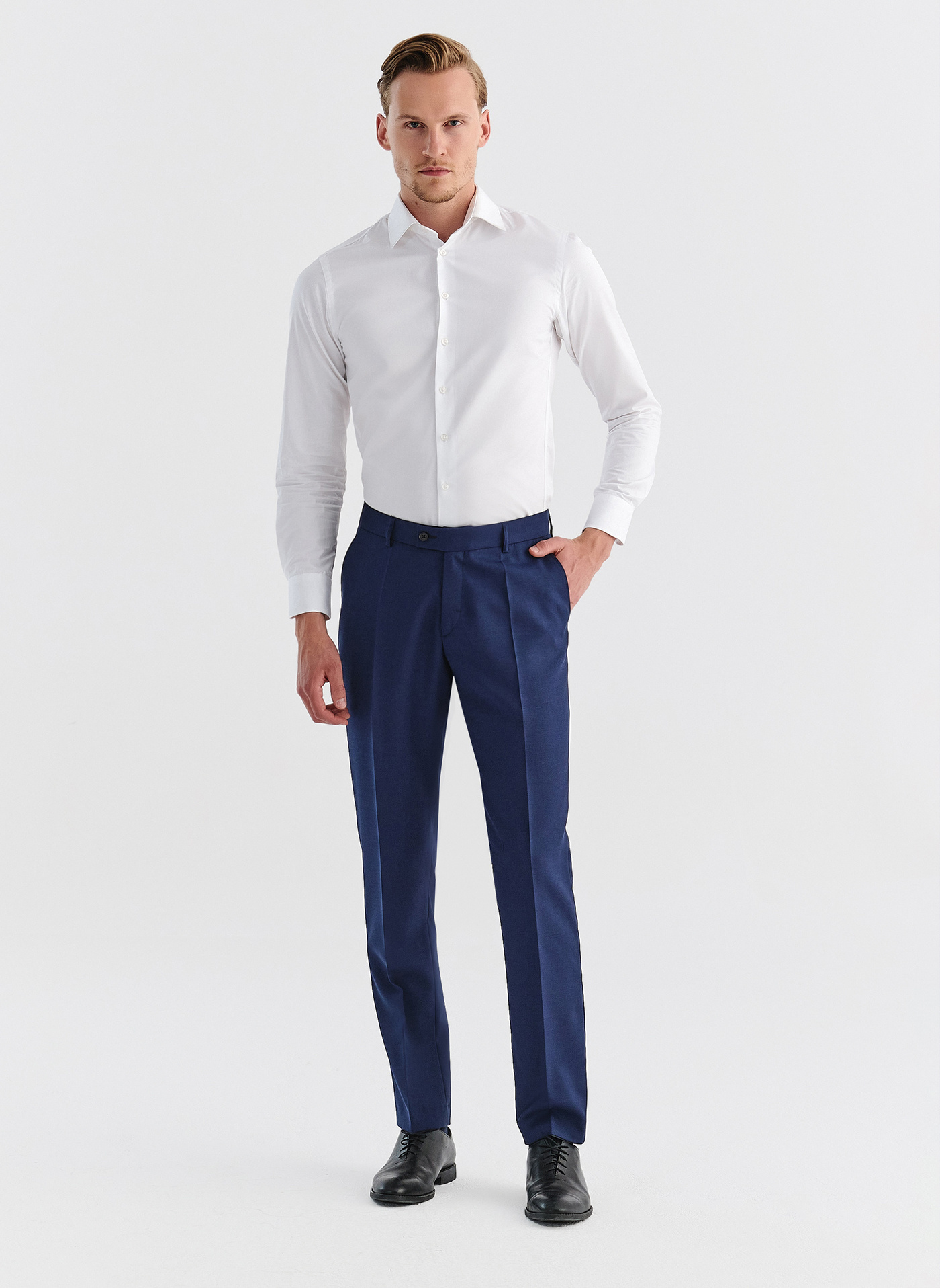 Spodnie męskie garniturowe MERALD P00WB-6G-314-N - Pako Lorente