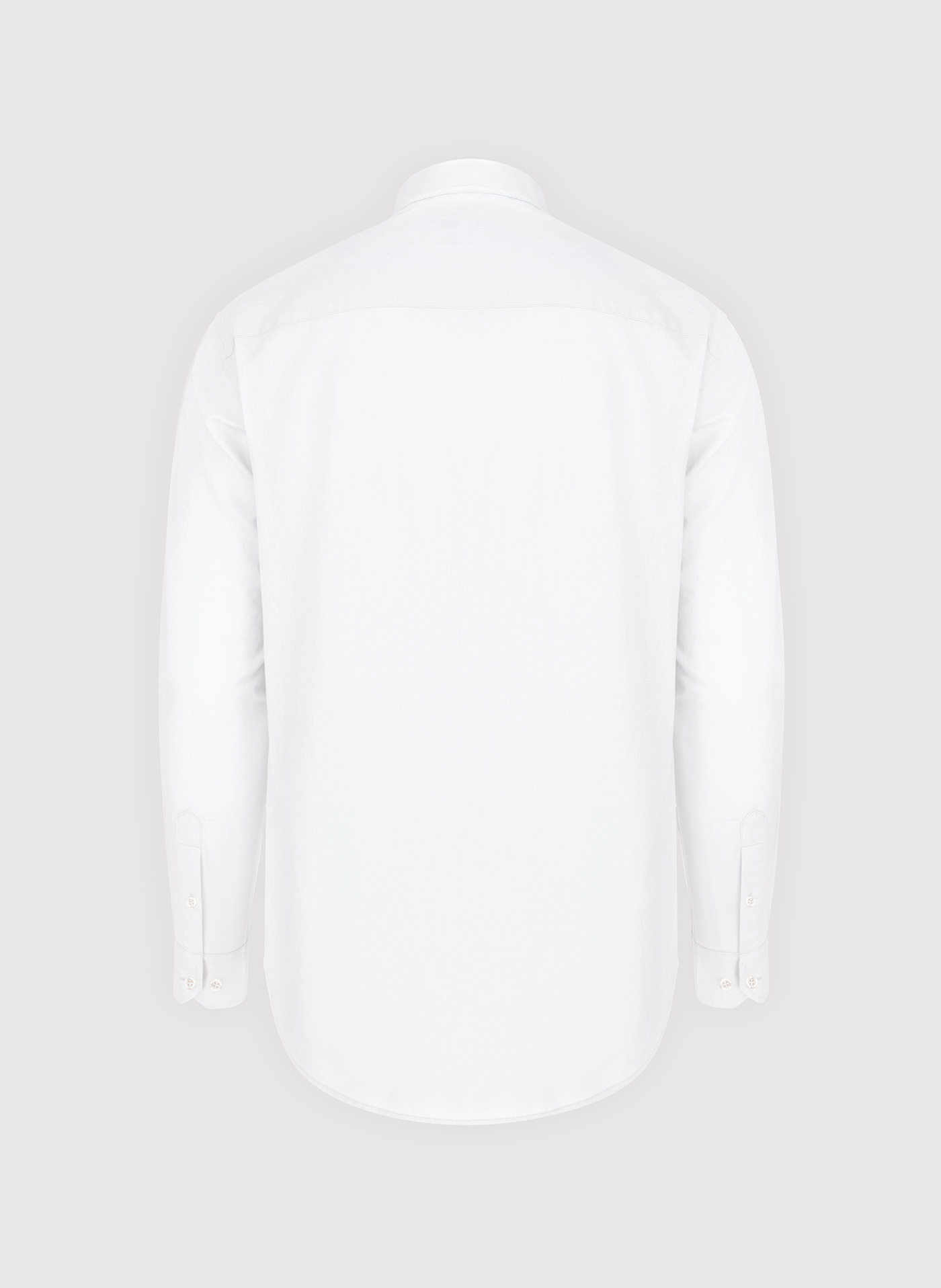 PAKO LORENTE - Biała koszula męska z lnu i bawełny - Pako Lorente