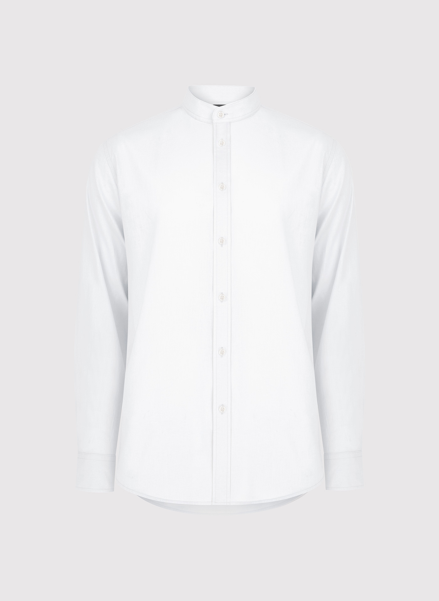 PAKO LORENTE - Biała koszula męska z lnu i bawełny - Pako Lorente