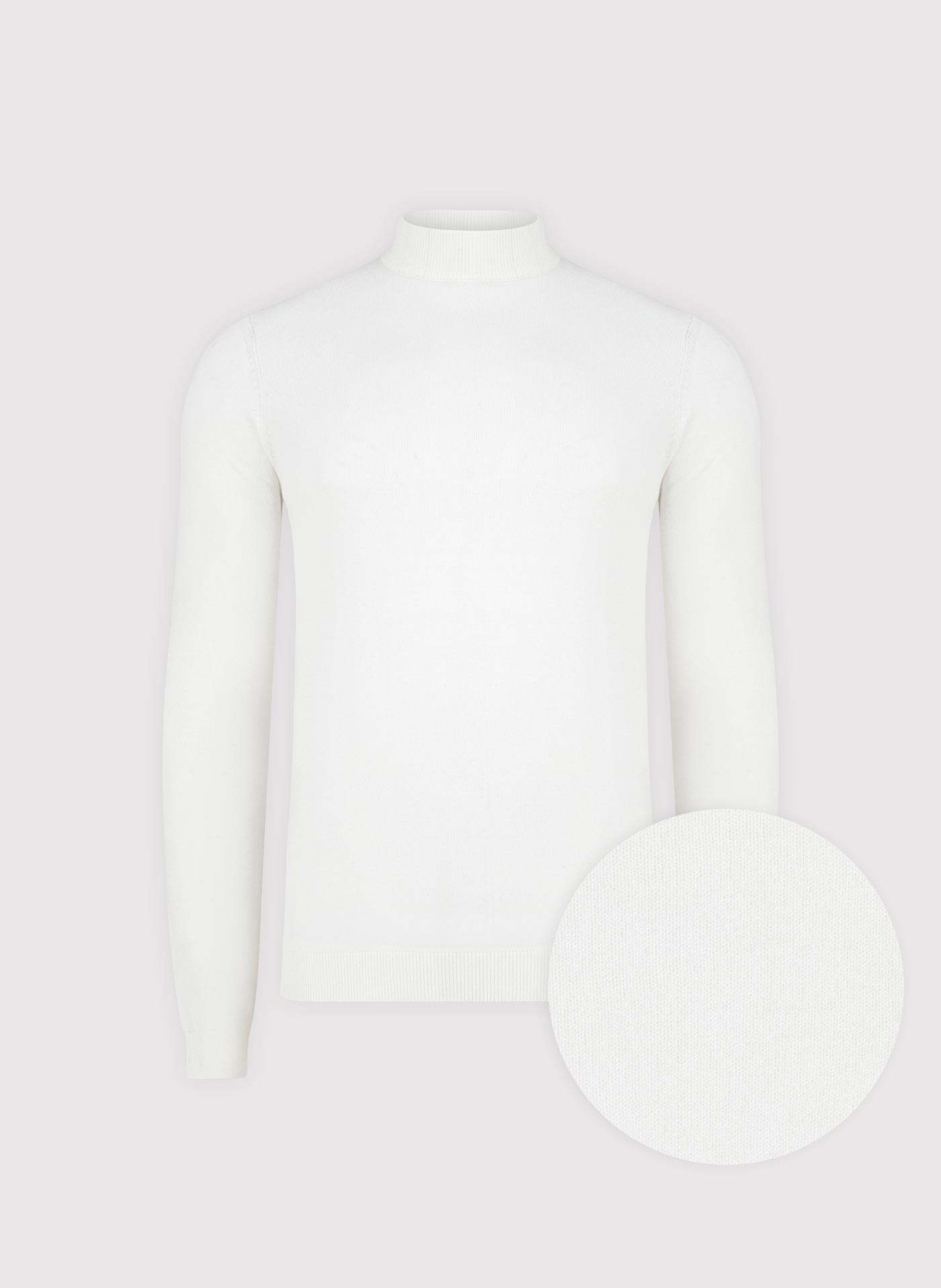 Biały półgolf męski - Pako Lorente