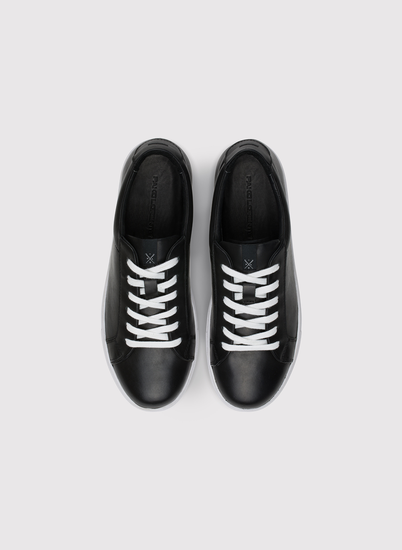 Czarne sneakersy męskie - Pako Lorente