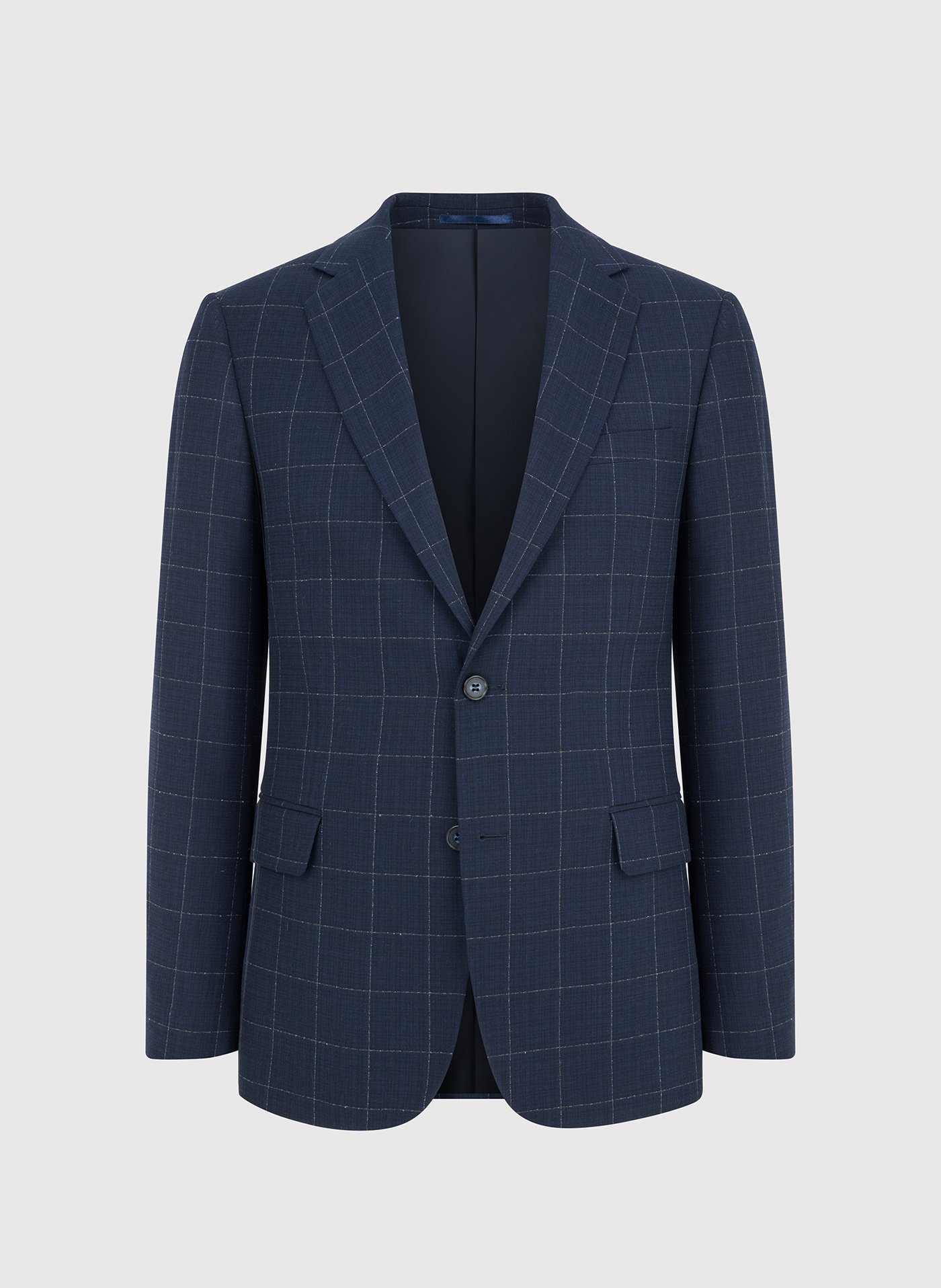 Casualowa marynarka męska w kratę - Pako Lorente