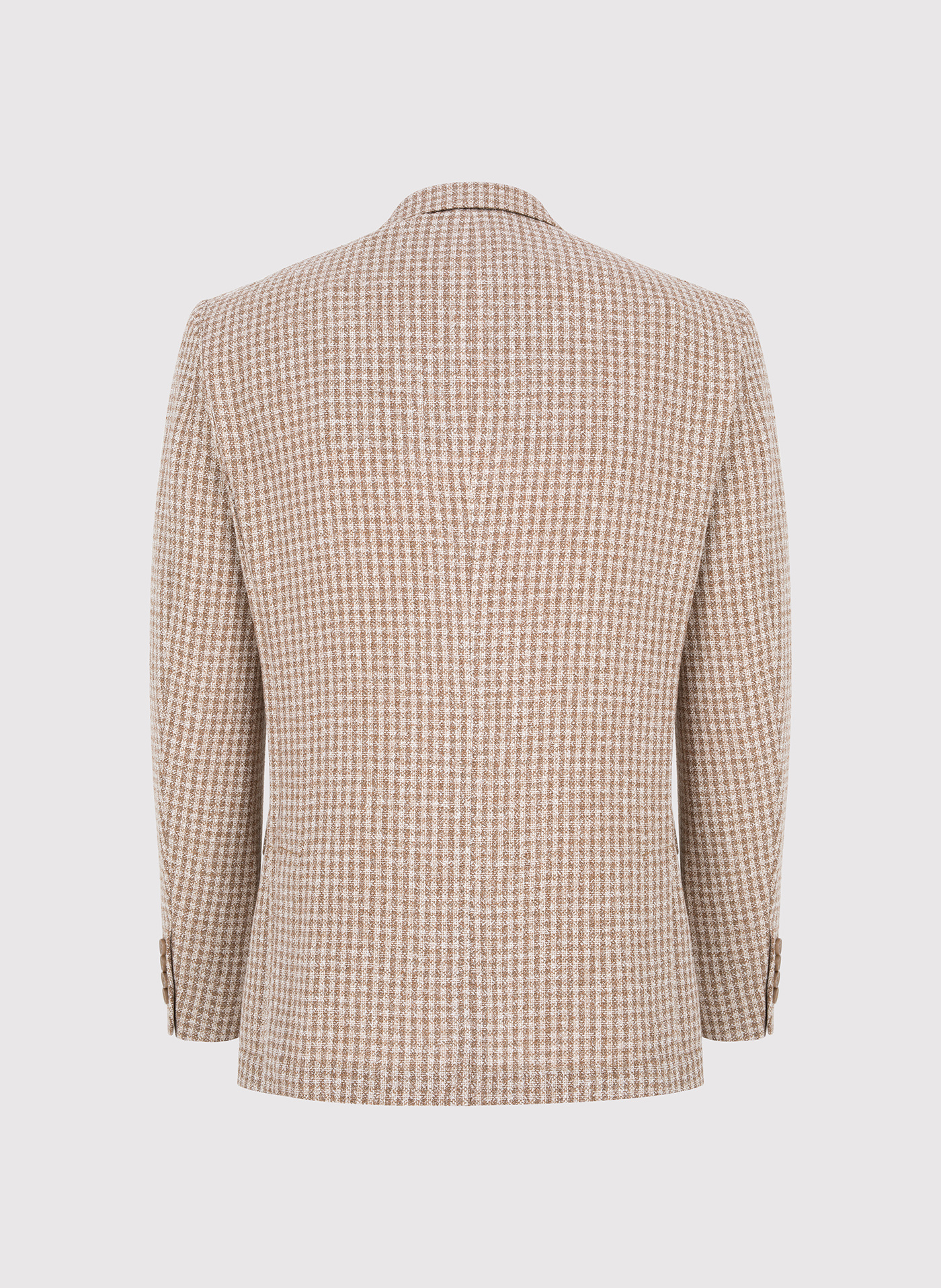 Beżowa marynarka w pepitkę - Pako Lorente