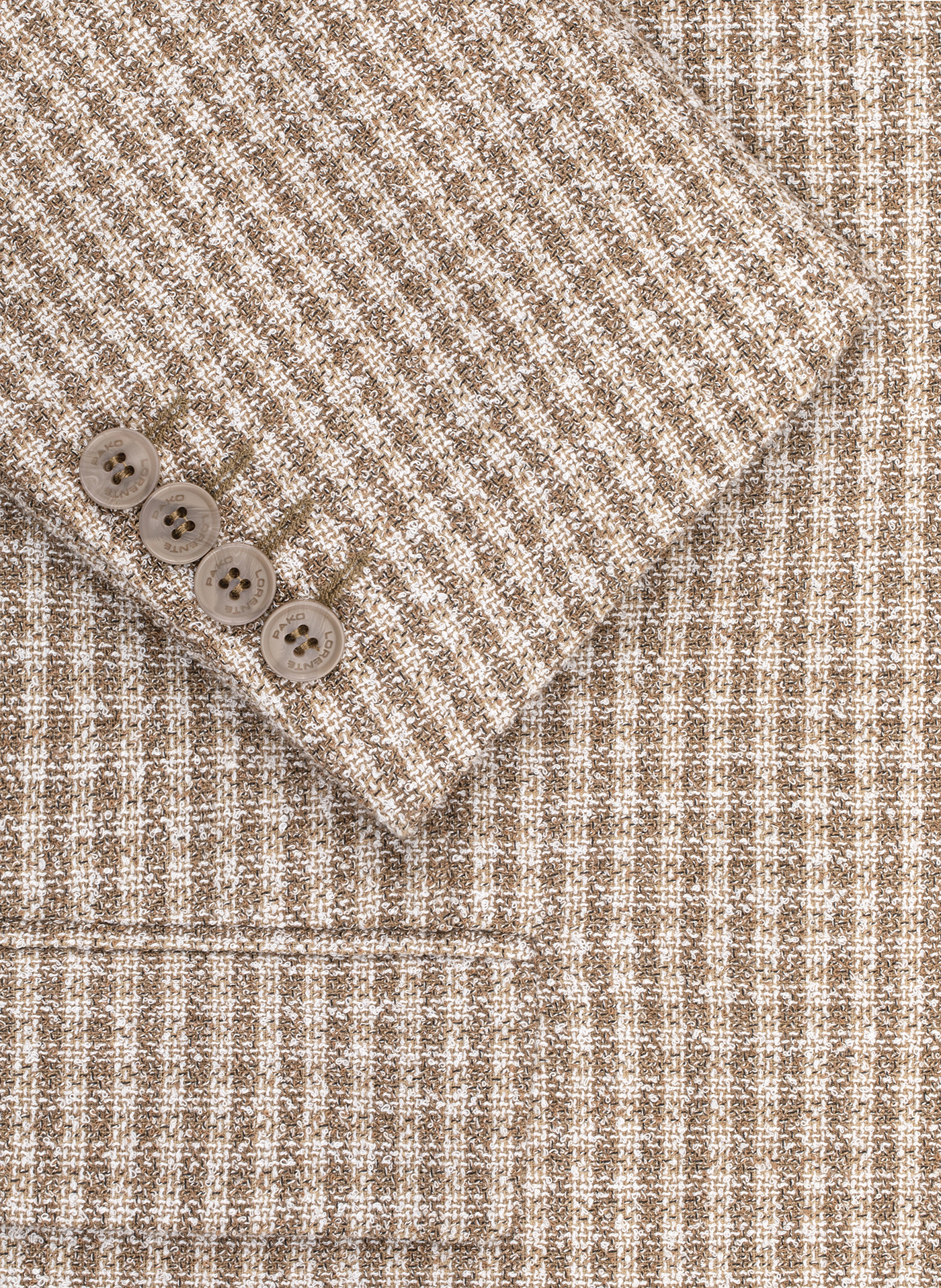 Beżowa marynarka w pepitkę - Pako Lorente