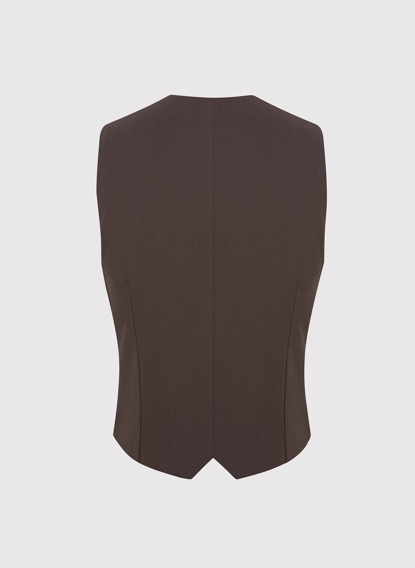 PAKO LORENTE - Brązowa dwurzędowa kamizelka męska - Pako Lorente