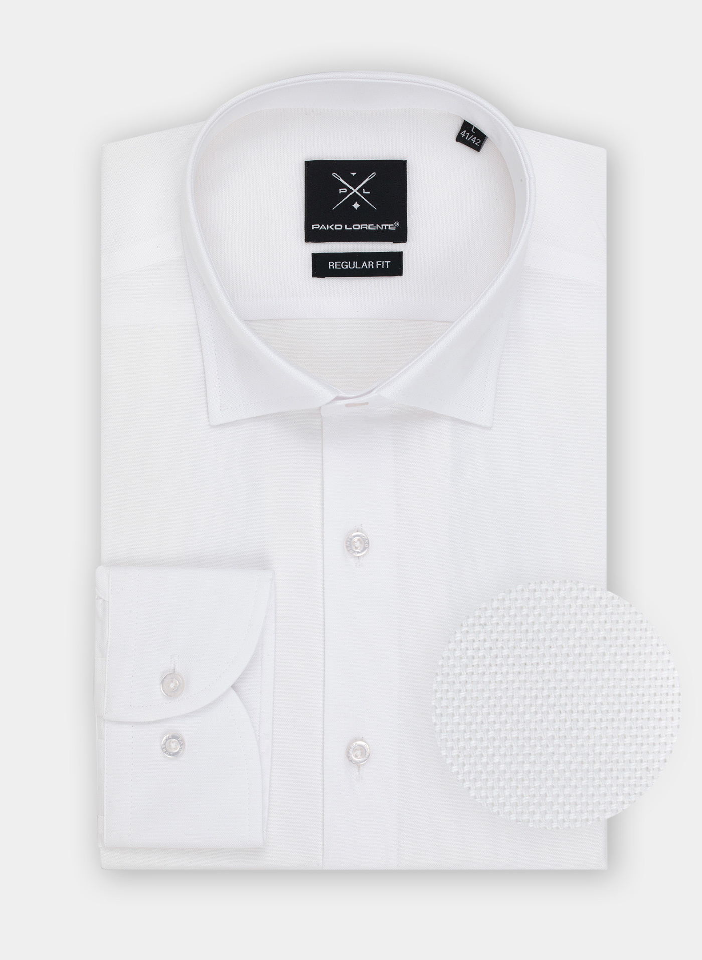 Koszula męska w kolorze białym P000B-1X-057-B-R - Pako Lorente