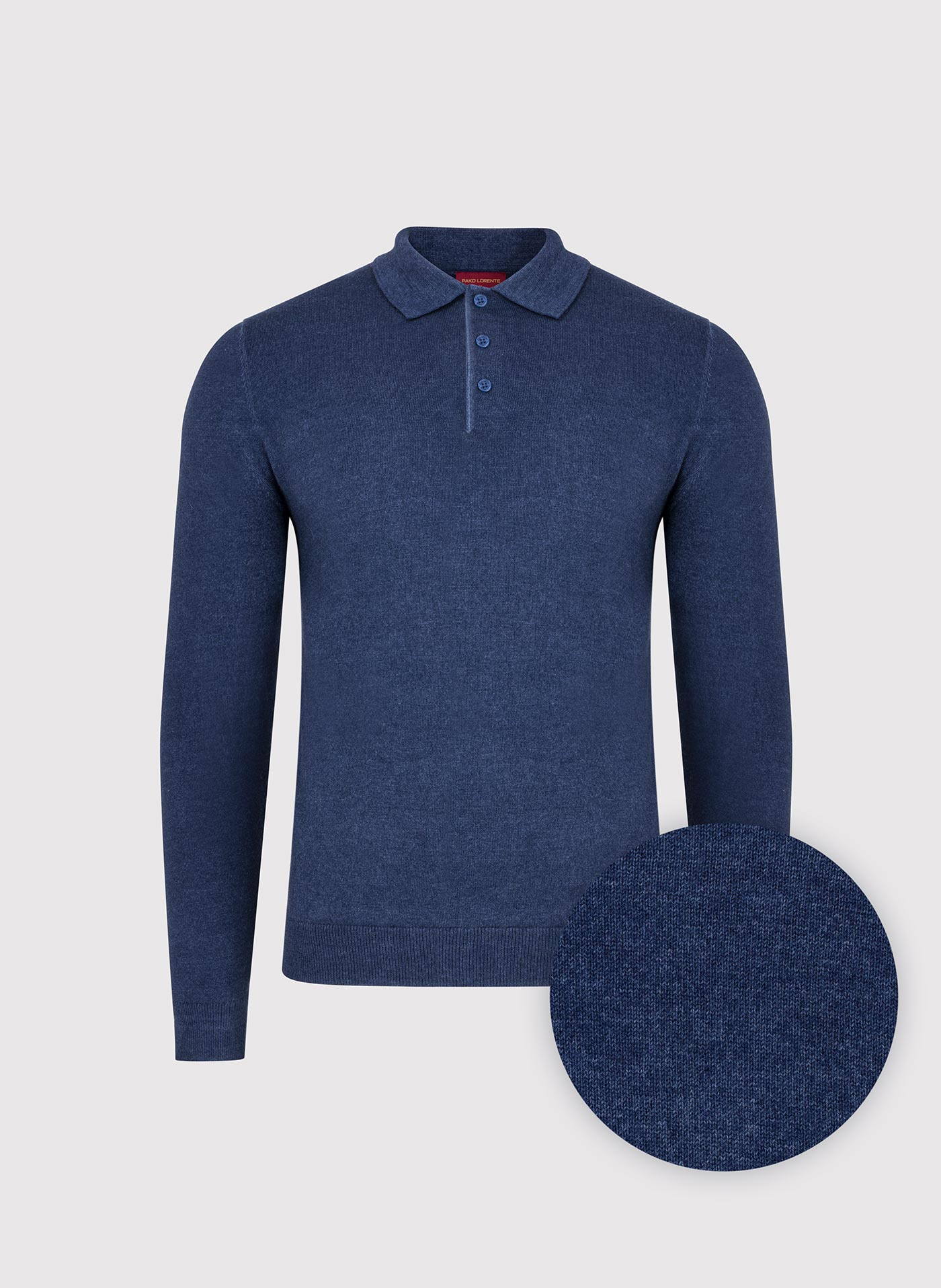 PAKO LORENTE - Wełniany sweter polo - Pako Lorente