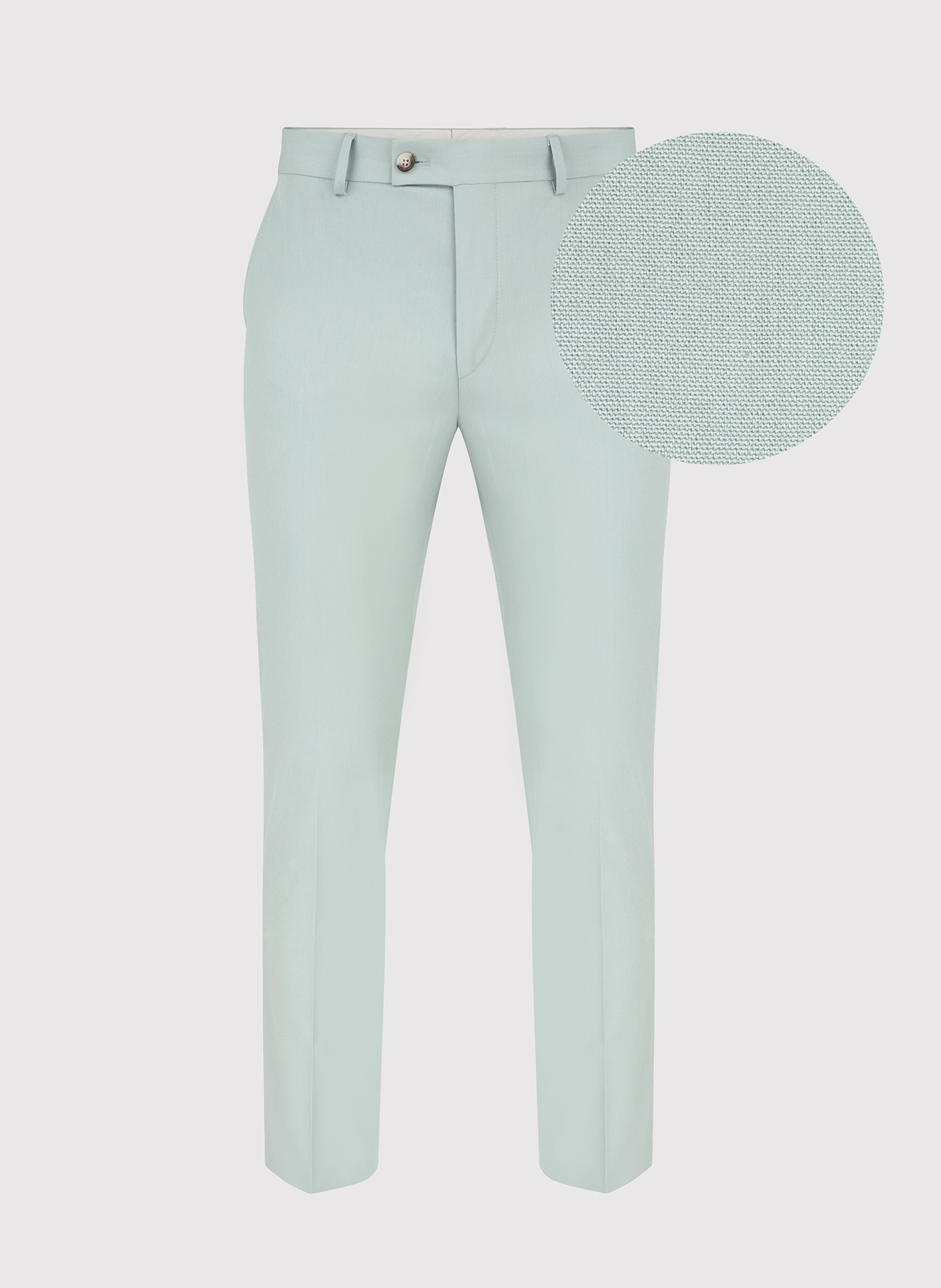 Spodnie garniturowe w kolorze pistacjowym P22SF-6G-018-M-S - Pako Lorente