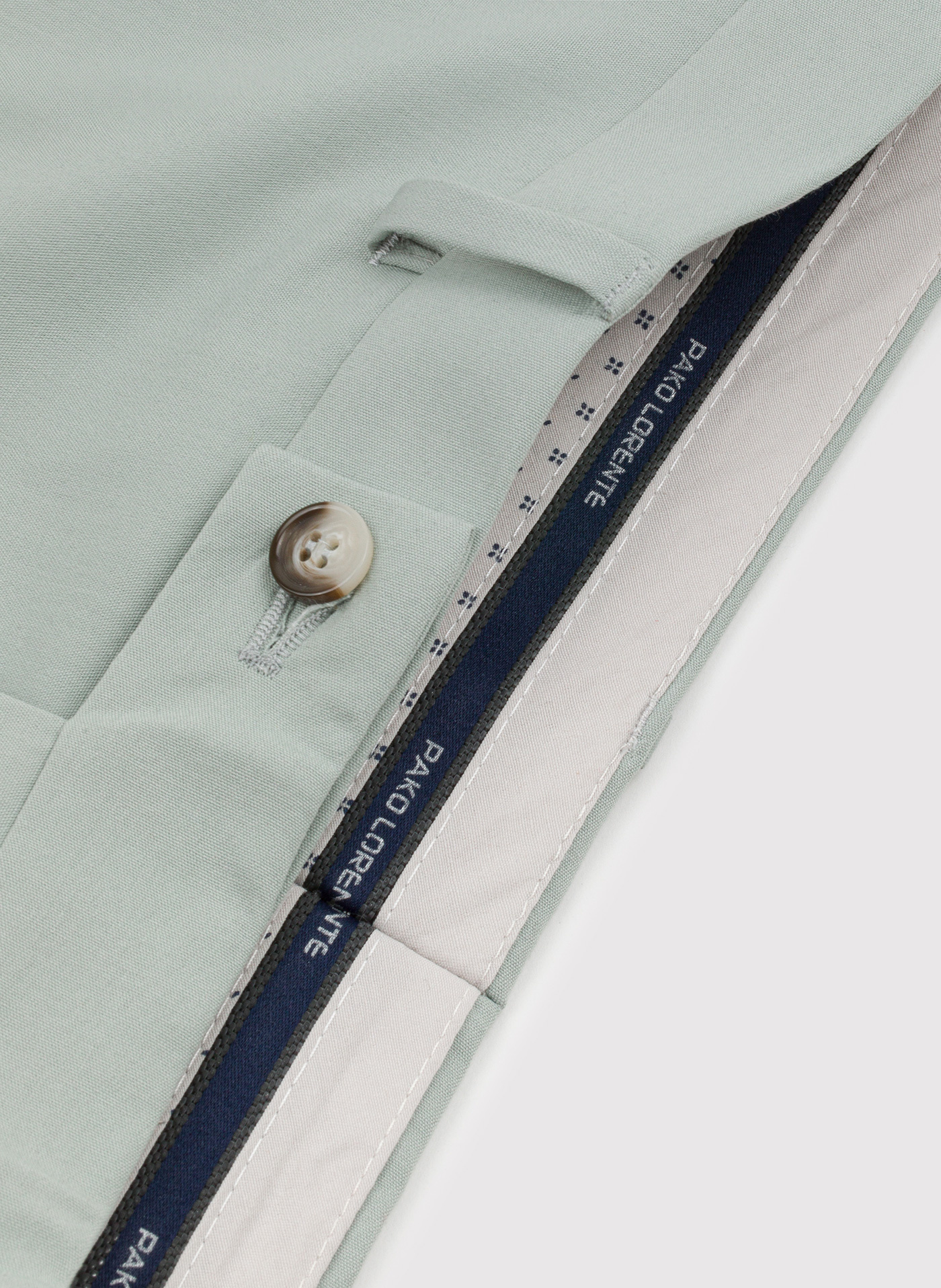 Spodnie garniturowe w kolorze pistacjowym P22SF-6G-018-M-S - Pako Lorente