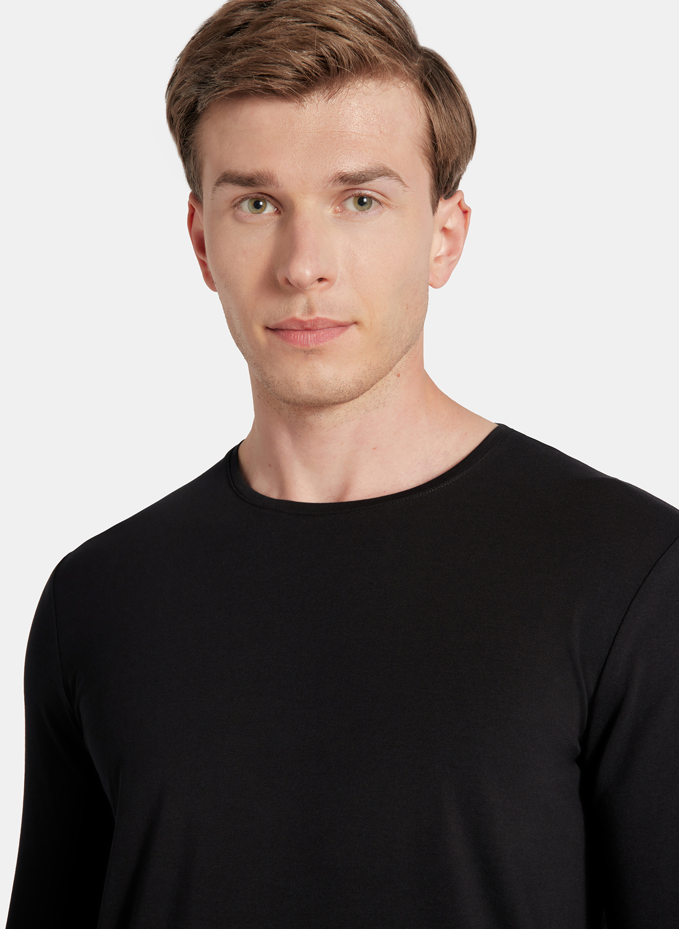 Longsleeve męski w kolorze czarnym - Pako Lorente