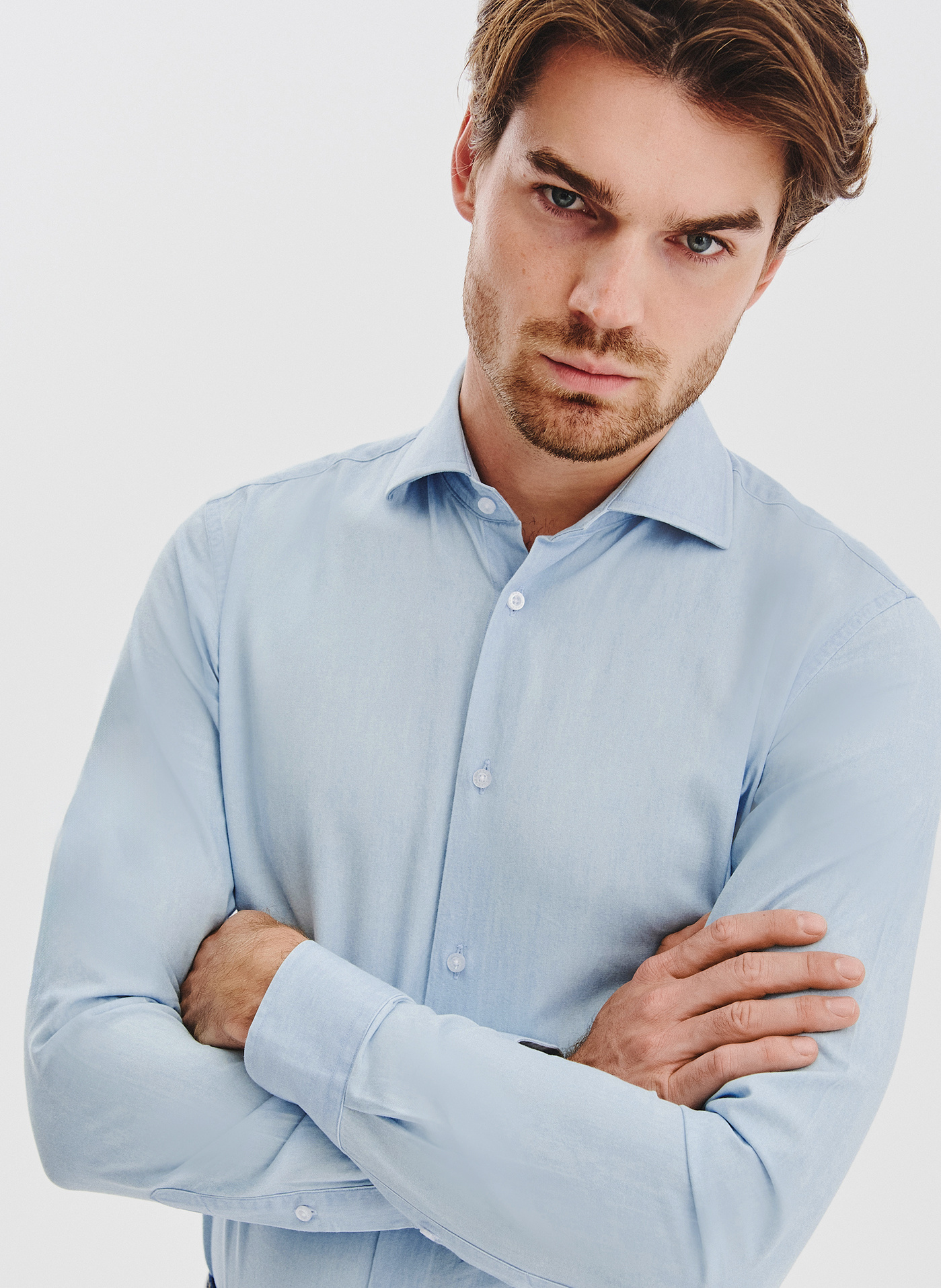 PAKO LORENTE - Jasnoniebieska koszula jeansowa - Pako Lorente