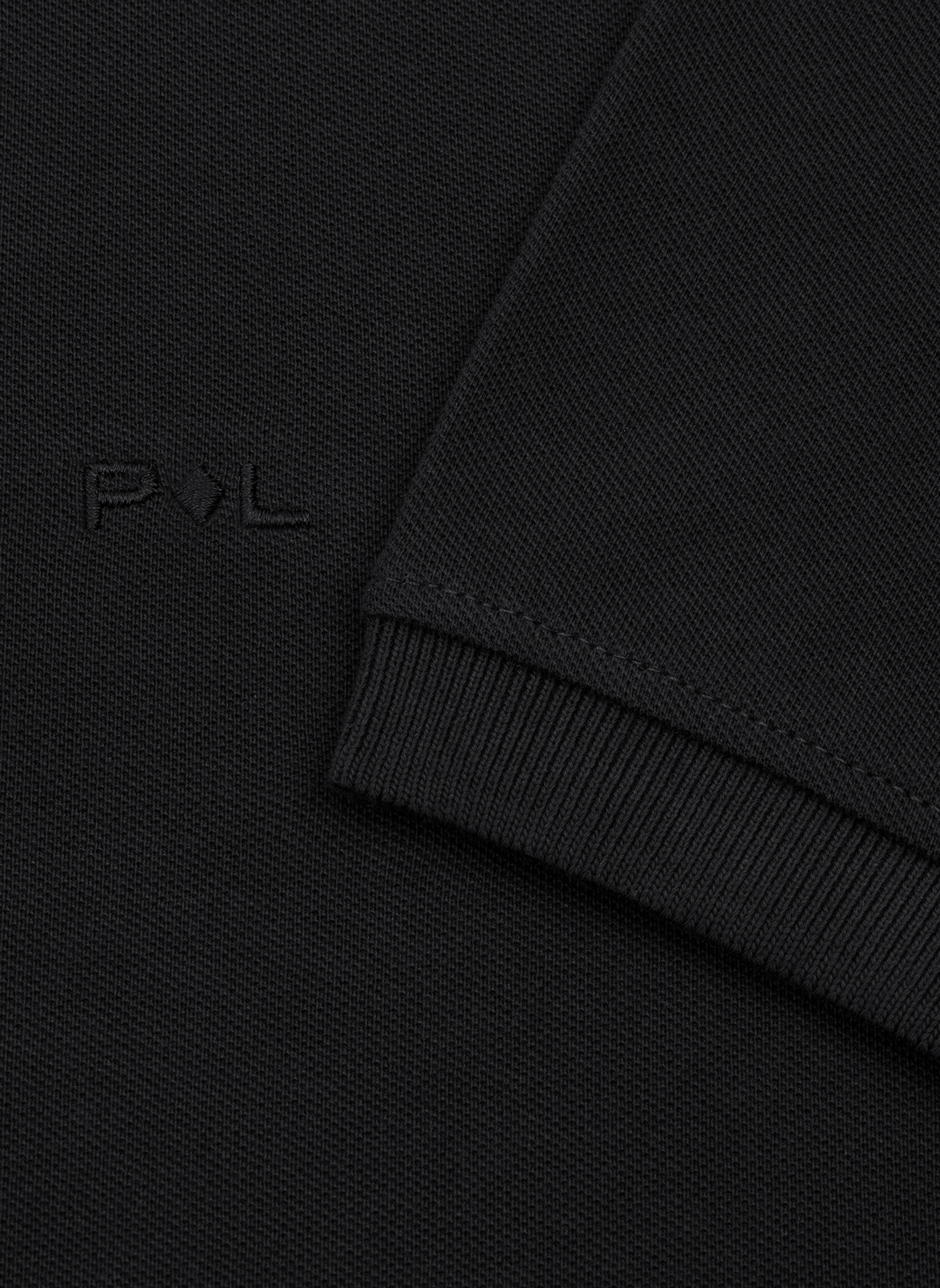 PAKO LORENTE - Czarny gładki t-shirt polo - Pako Lorente