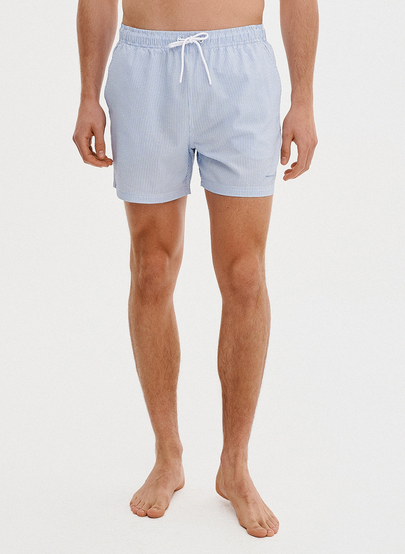 PAKO LORENTE - Niebieskie szorty kąpielowe męskie - Pako Lorente