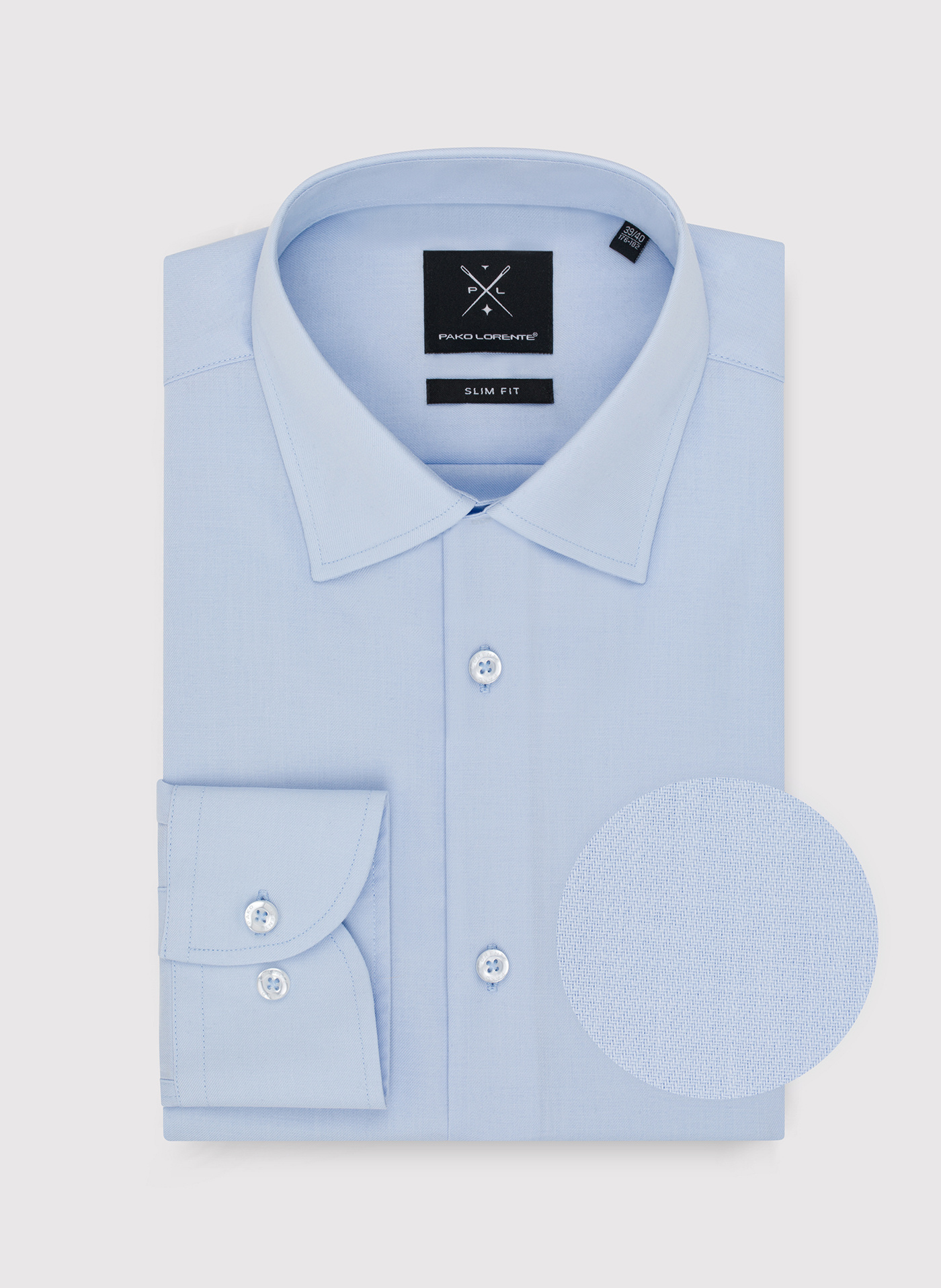 Błękitna koszula bawełniana - Pako Lorente