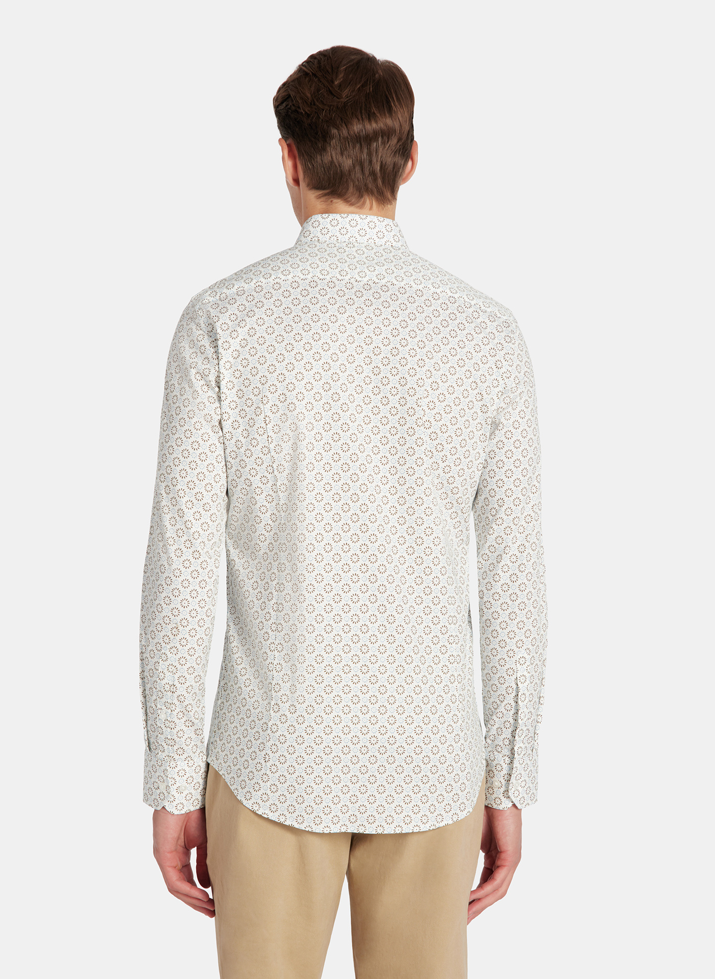 PAKO LORENTE - Biała koszula mikrowzór - Pako Lorente