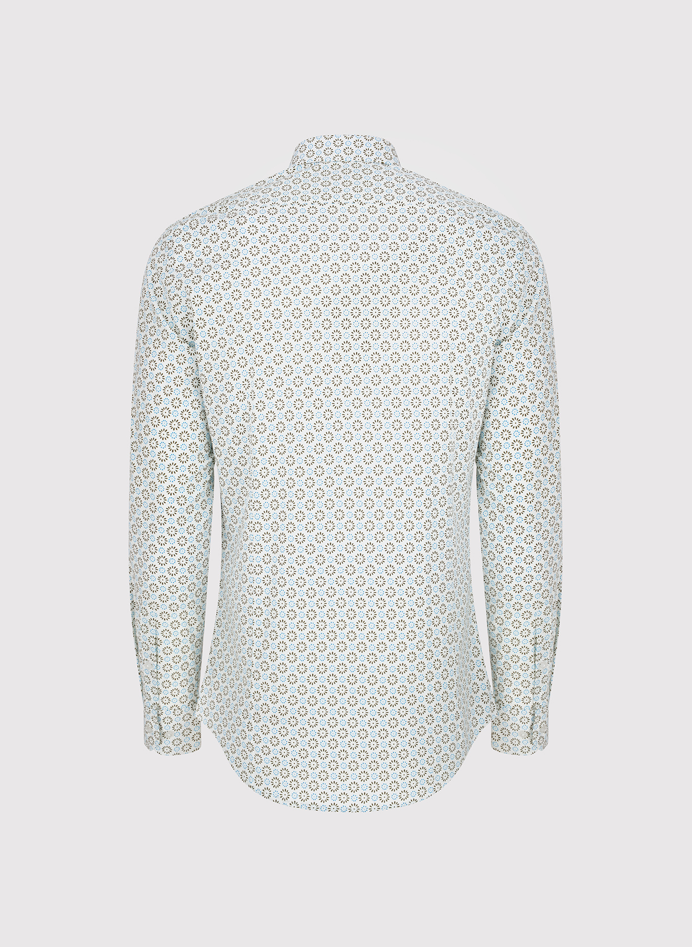 PAKO LORENTE - Biała koszula mikrowzór - Pako Lorente