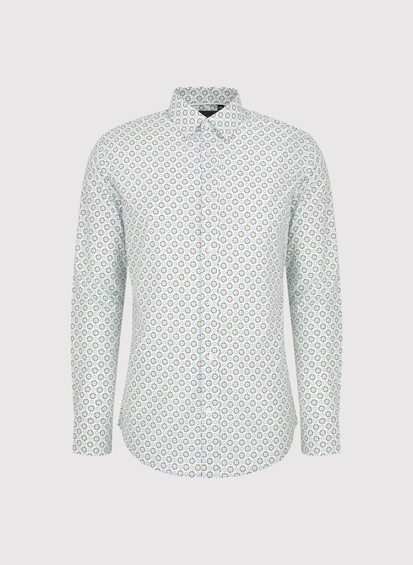 PAKO LORENTE - Biała koszula mikrowzór - Pako Lorente