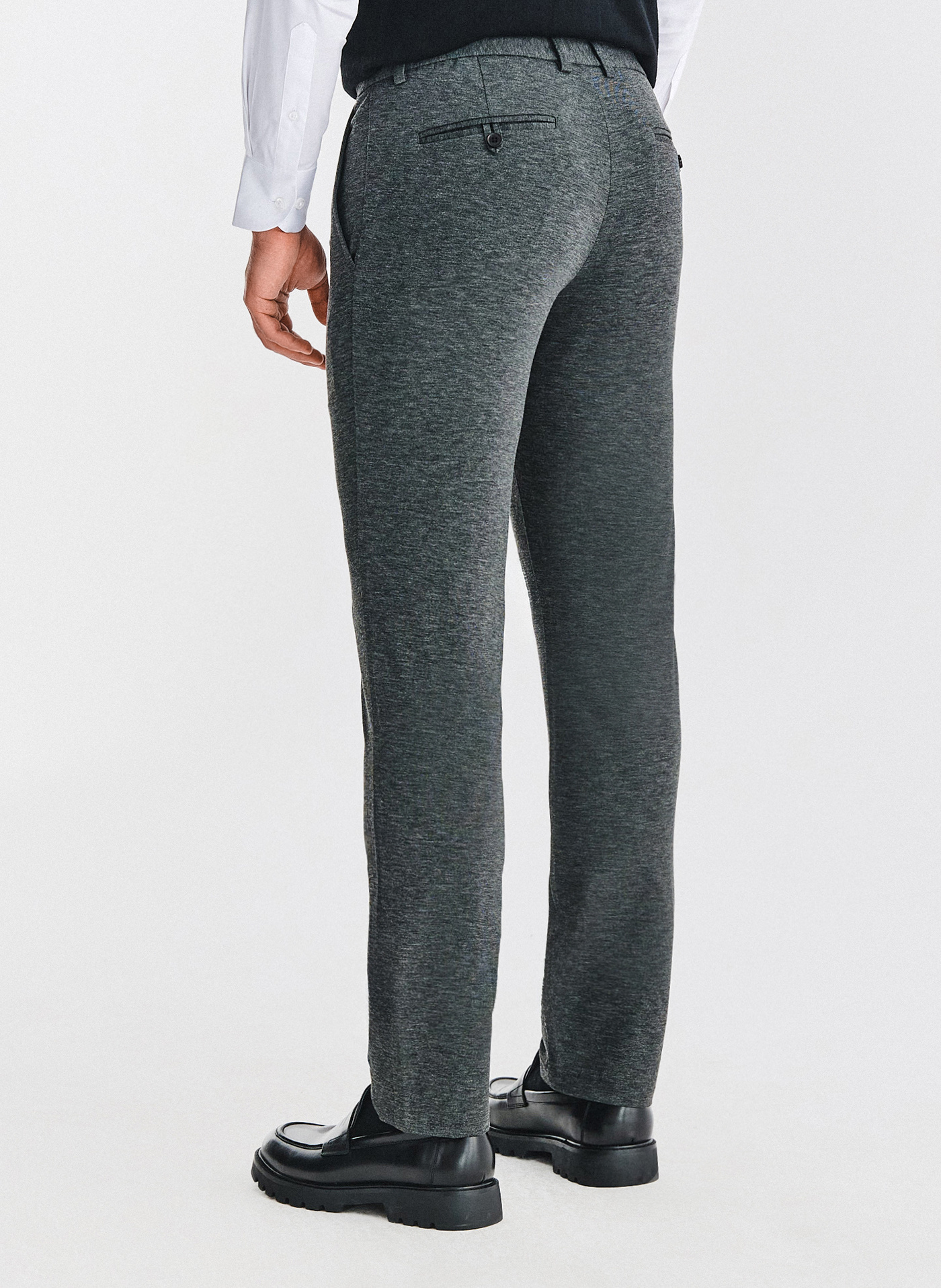 Szare casualowe spodnie męskie - Pako Lorente