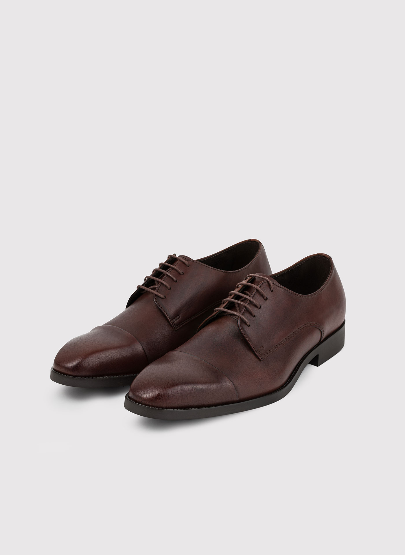 Brązowe półbuty męskie - Pako Lorente