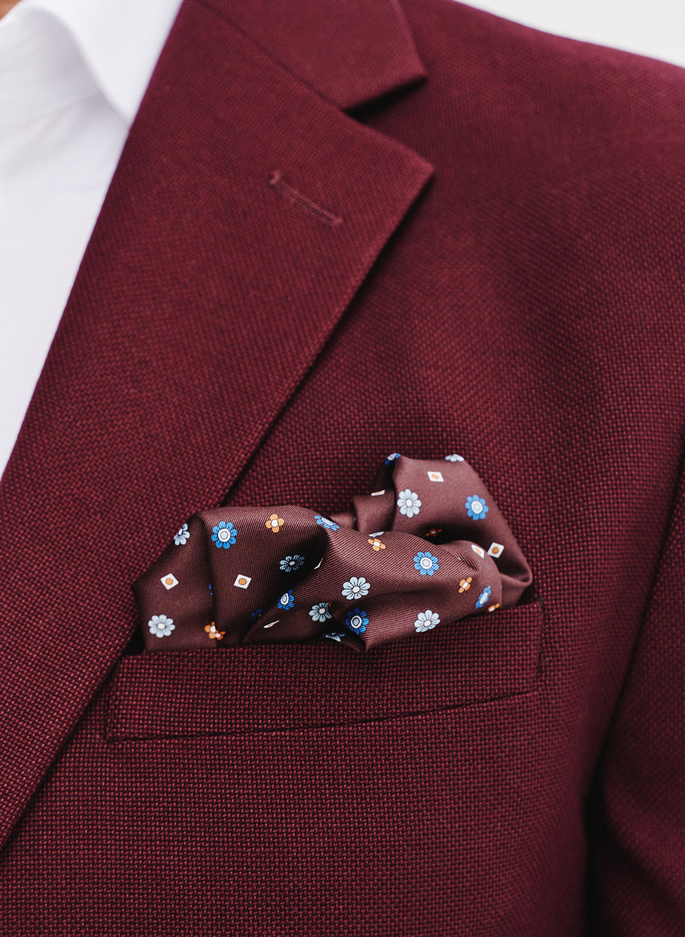 Marynarka garniturowa w kolorze bordowym - Pako Lorente