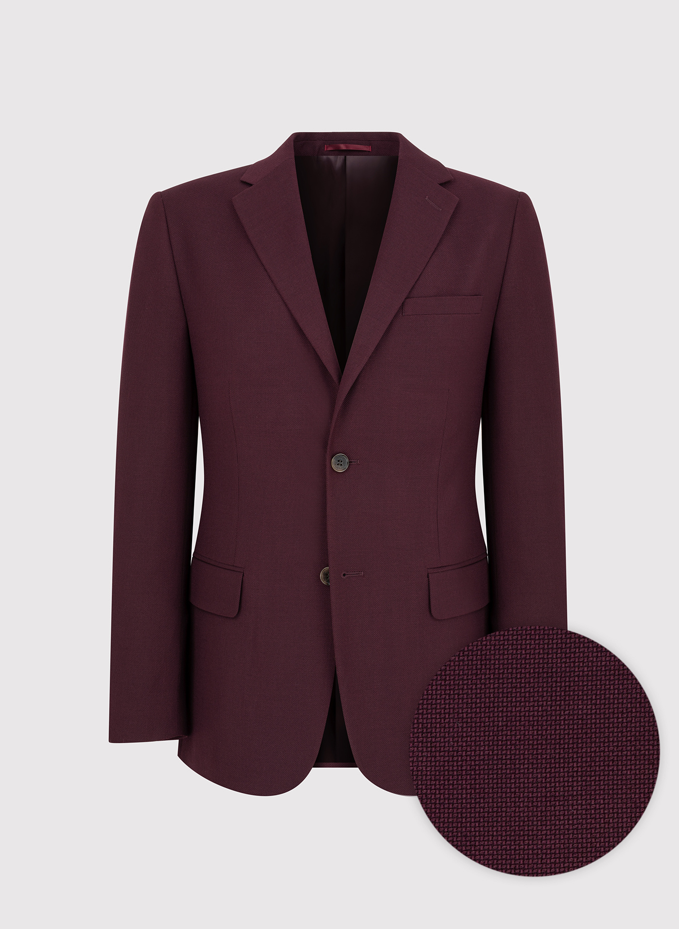 Marynarka garniturowa w kolorze bordowym - Pako Lorente