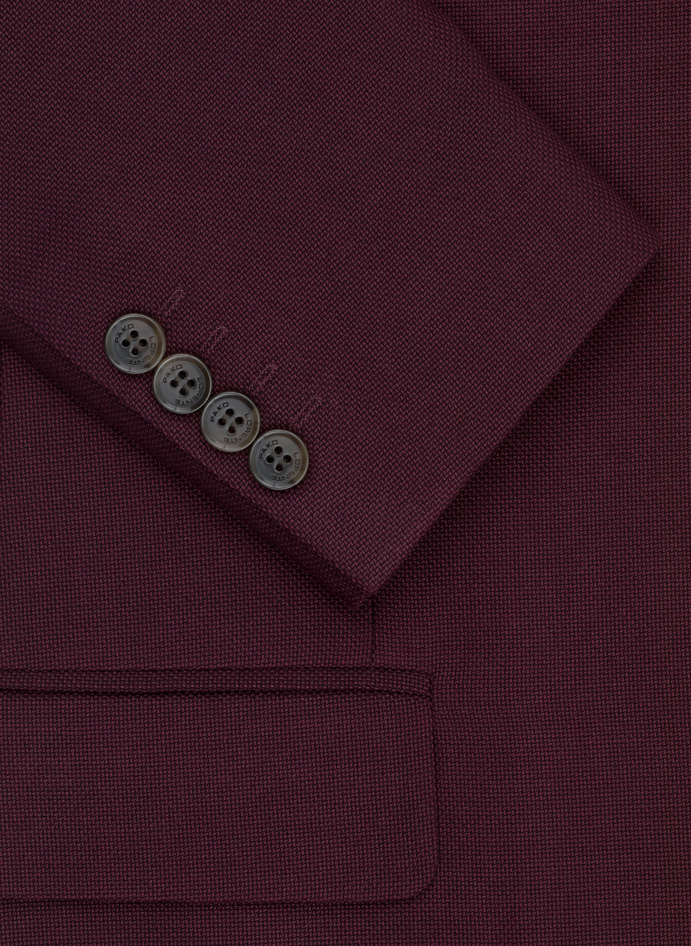 Marynarka garniturowa w kolorze bordowym - Pako Lorente