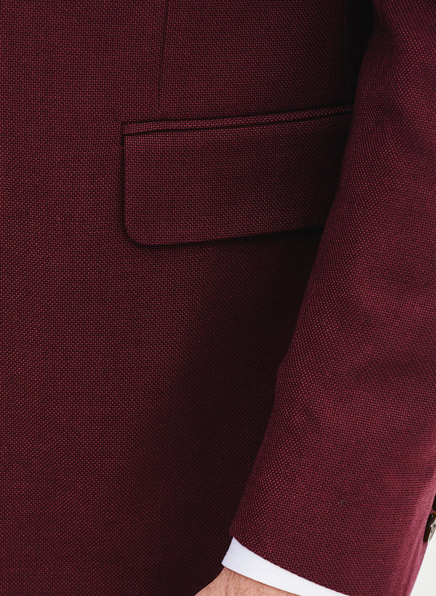 Marynarka garniturowa w kolorze bordowym - Pako Lorente