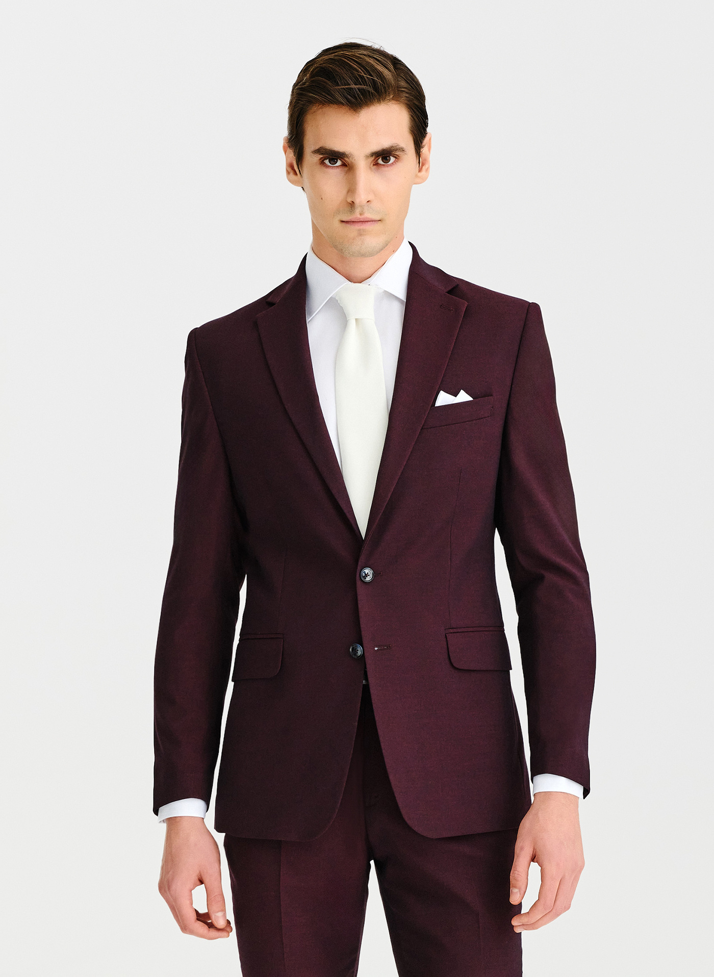 PAKO LORENTE - Bordowa marynarka garniturowa - Pako Lorente